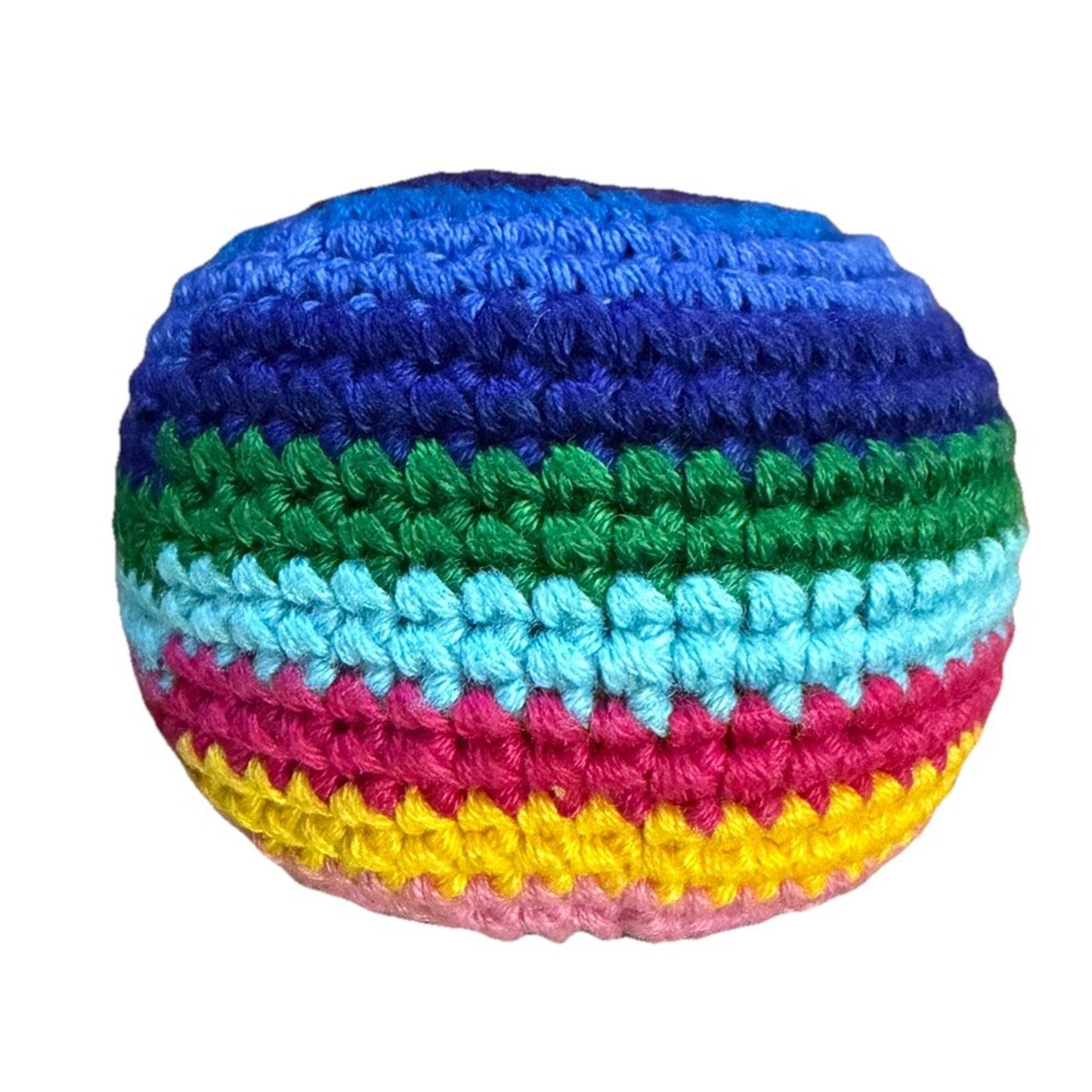 🔥World Footbag Boota Bag Crochet Hacky Rainbow 2 BNWT🔥