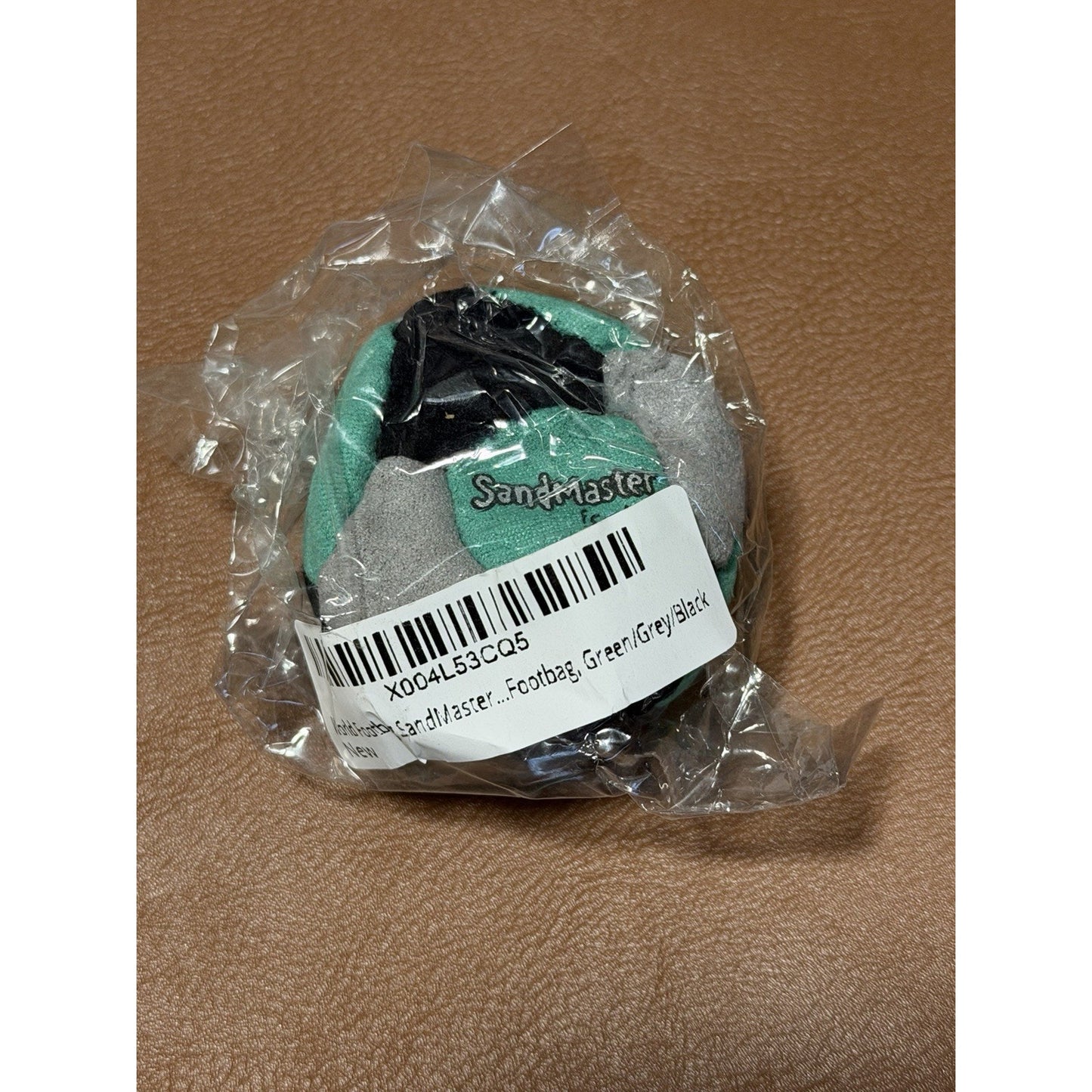 🔥World Footbag SandMaster Hacky Sack Green/Gray/Black BNWT🔥
