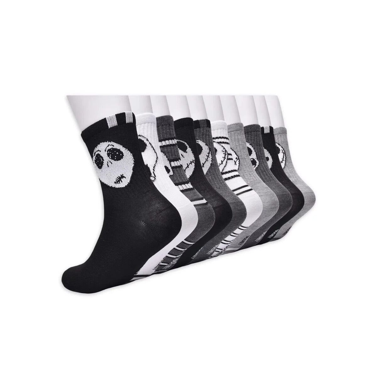 🔥The Nightmare Before Christmas Women's Jack Skellington Graphic Crew Socks🔥