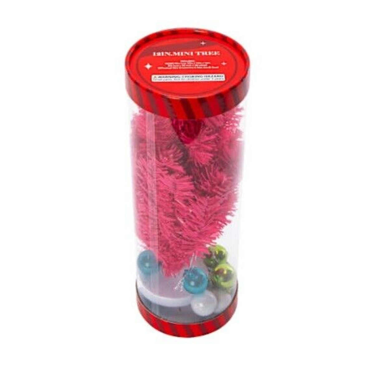 🔥Mini Desktop Christmas Tree With Ornaments 10"x12" Pink BNWT🔥