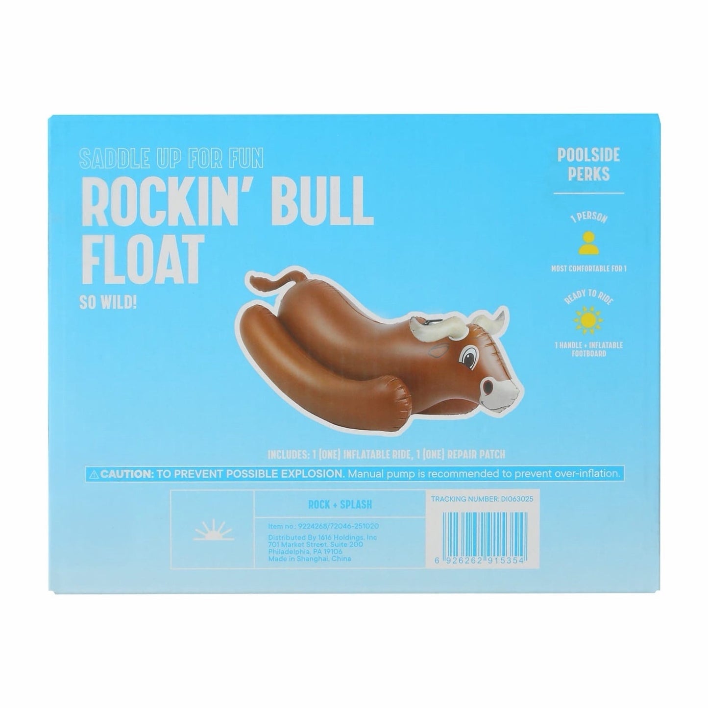 🔥Rideable Rockin' Bull Float BNWT🔥