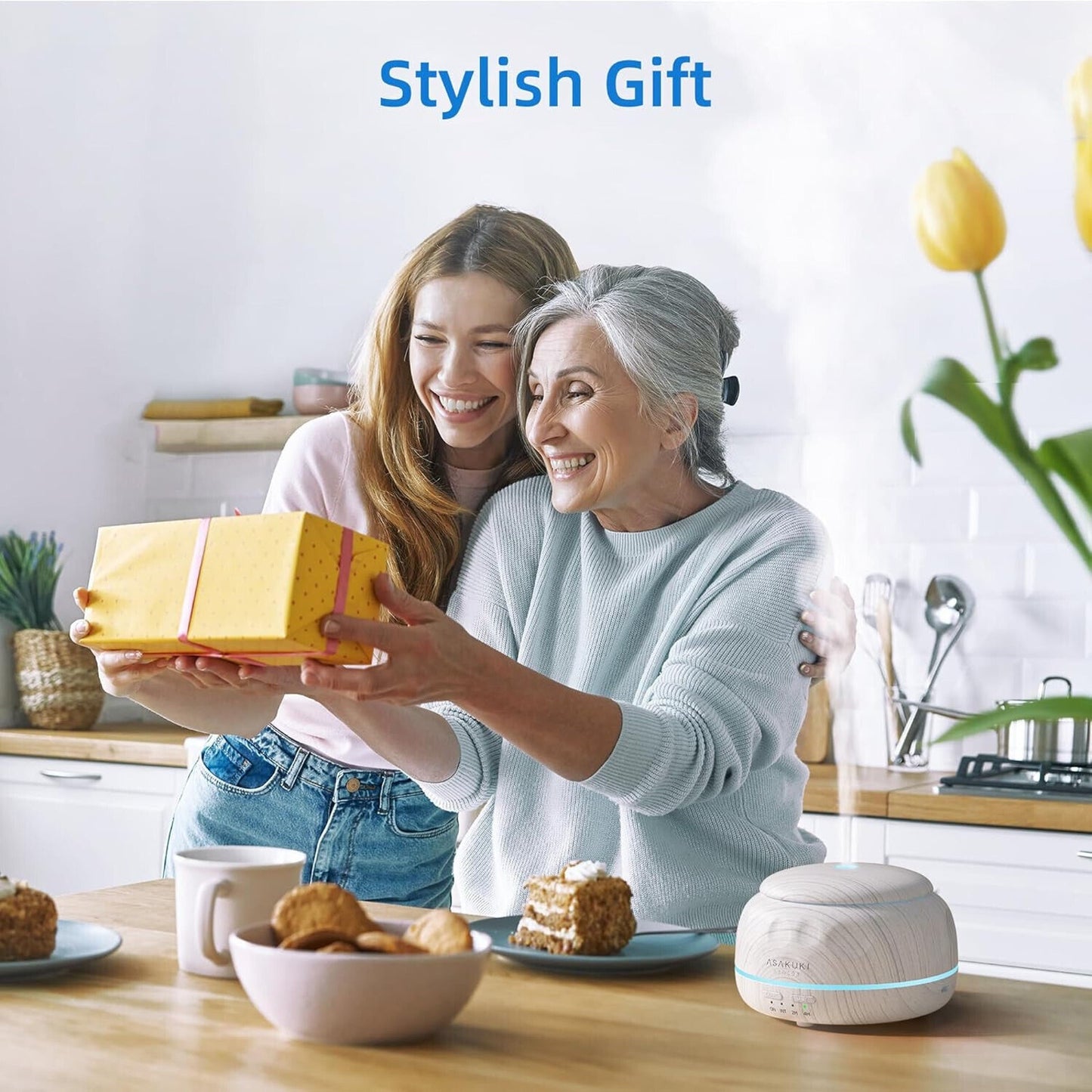 š„Essential Oil Diffuser 300ML Aromatherapy 7-Color Light + Remote BNWTš„