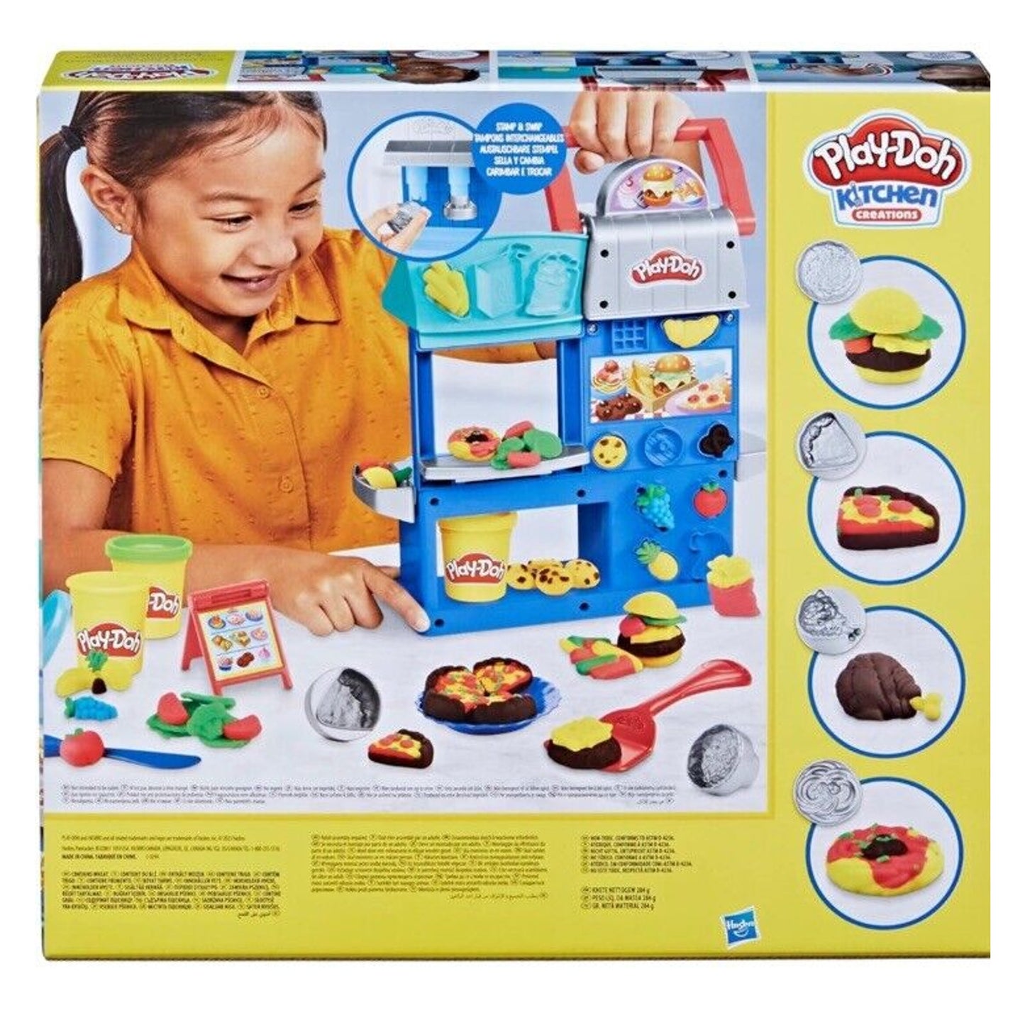 🔥Play-Doh Kitchen Creations Busy Chef's Restaurant Playset 2-Sided Play BNWT🔥