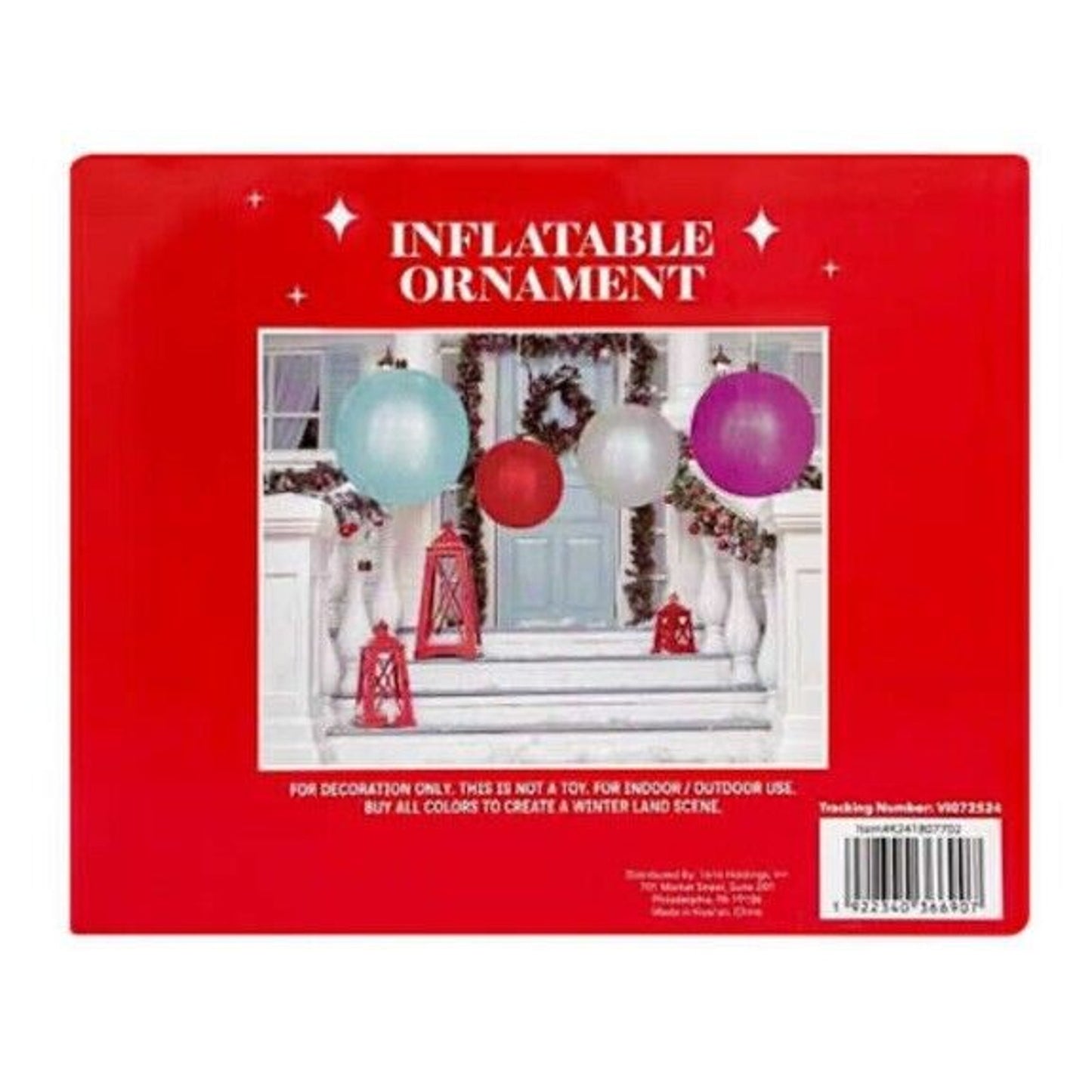 š„Inflatable Christmas Ornament 2ft BNWTš„