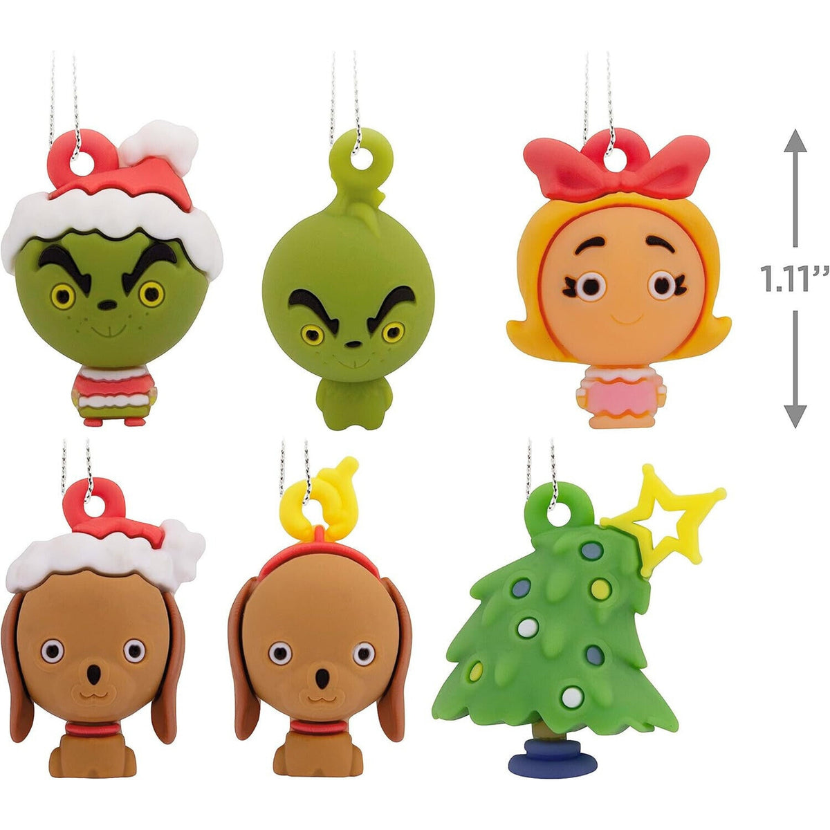 🔥Hallmark Miniature Ornaments How The Grinch Stole Christmas Set/6 Mini 2023💥