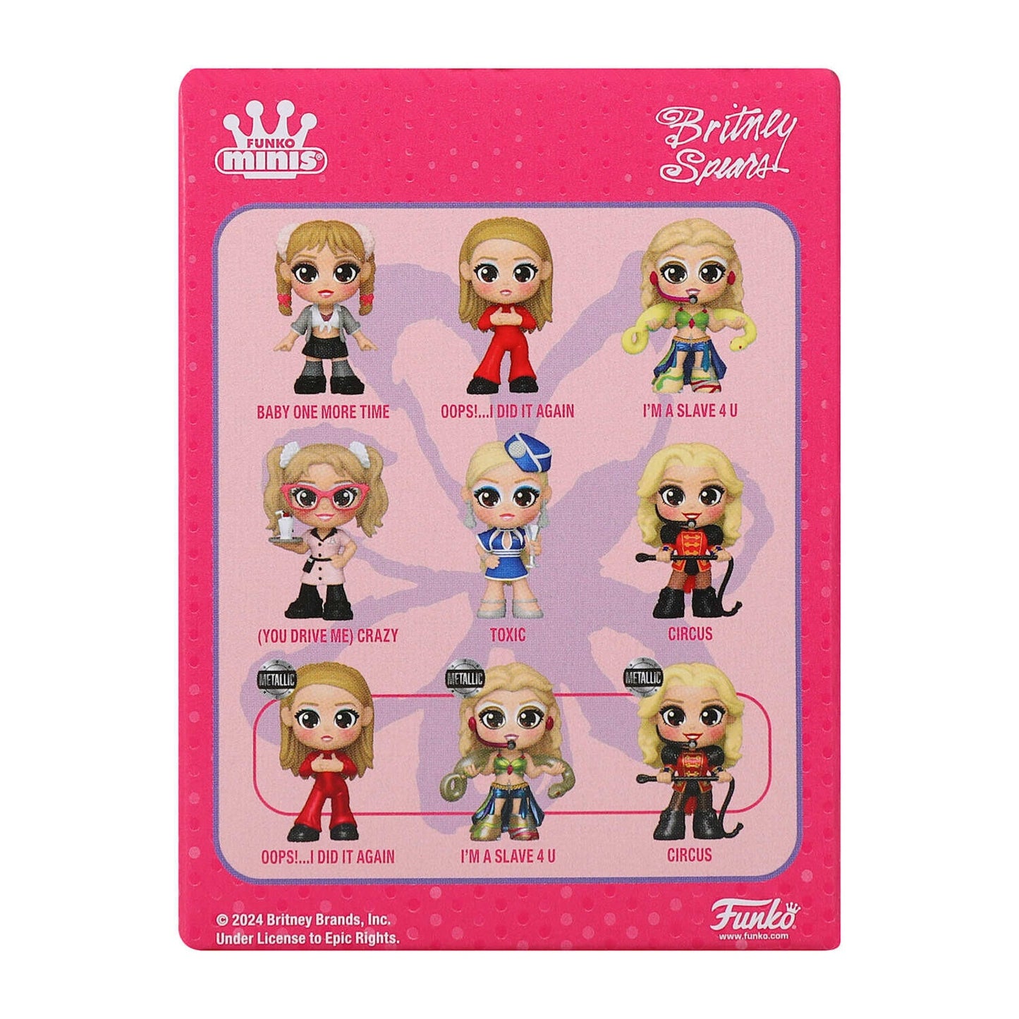 🔥Funko Minis Britney Spears Vinyl Toxic BNWT