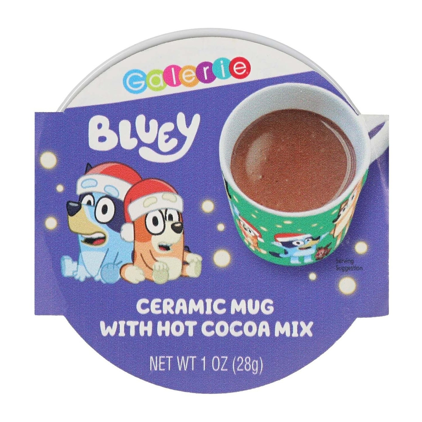 🔥Bluey Ceramic Mug With Hot Cocoa Mix BNWT🔥