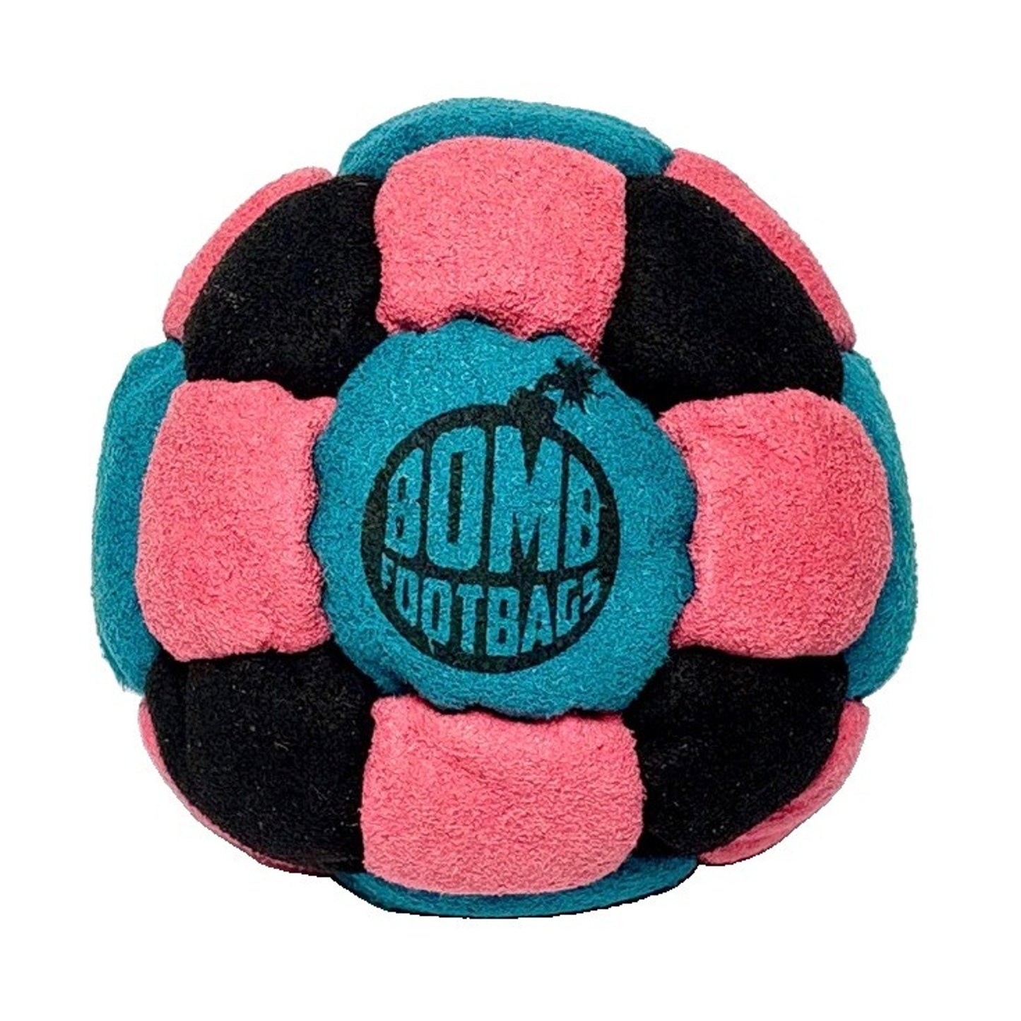 🔥Bomb Footbags The Missle Hacky Sack Footbag Teal/Pink/Black NWT🔥