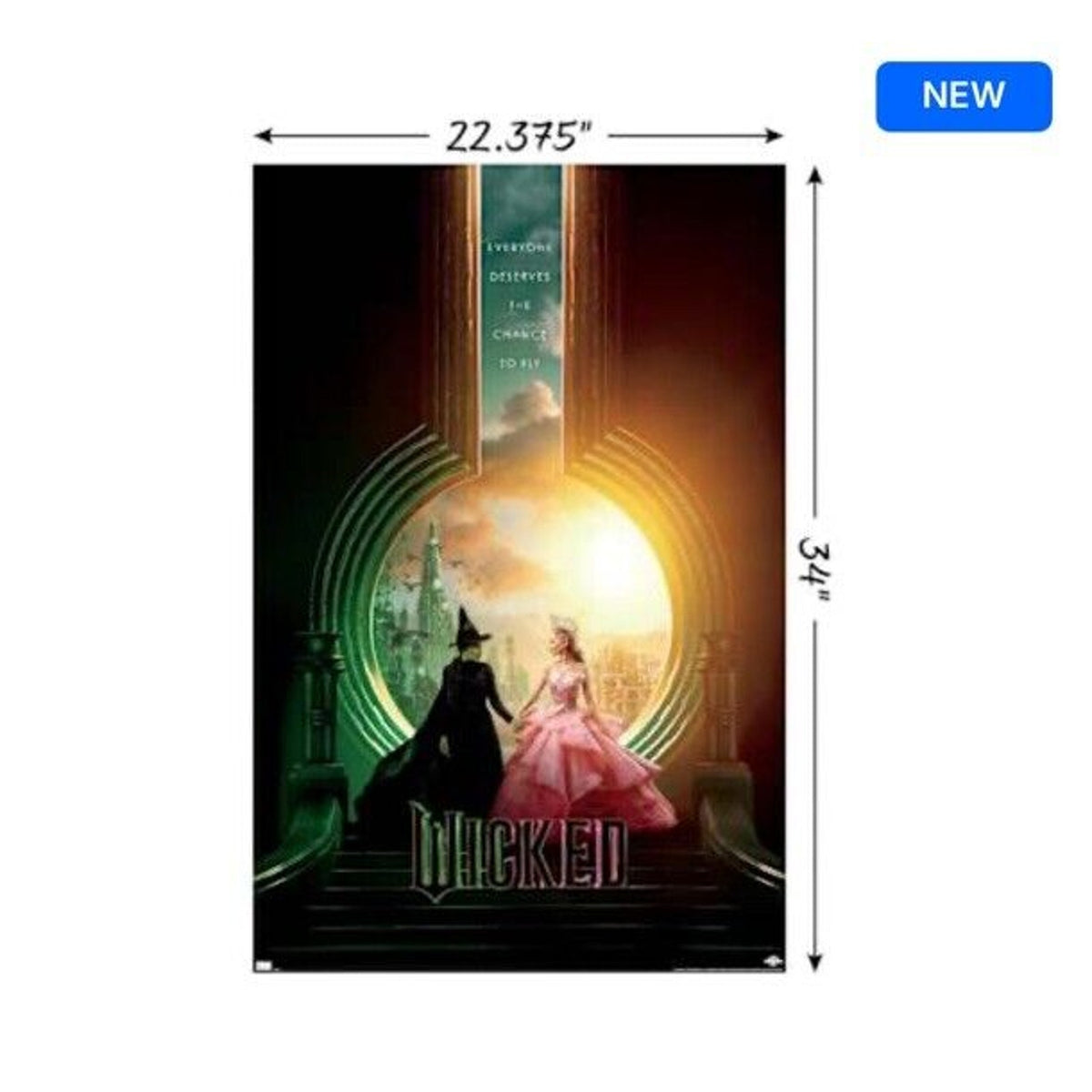 🔥Wicked Wall Poster 22.3" x 34" BNWT🔥