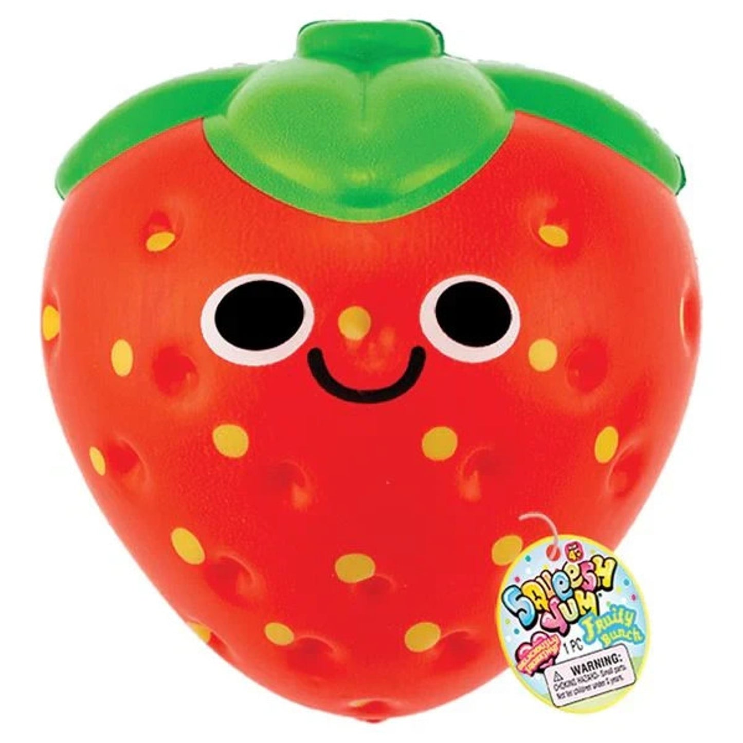 🔥Ja-Ru Squeesh Yum 5 Inch Fruity Bunch Foam Squishy Toy STRAWBERRY BNWT🔥