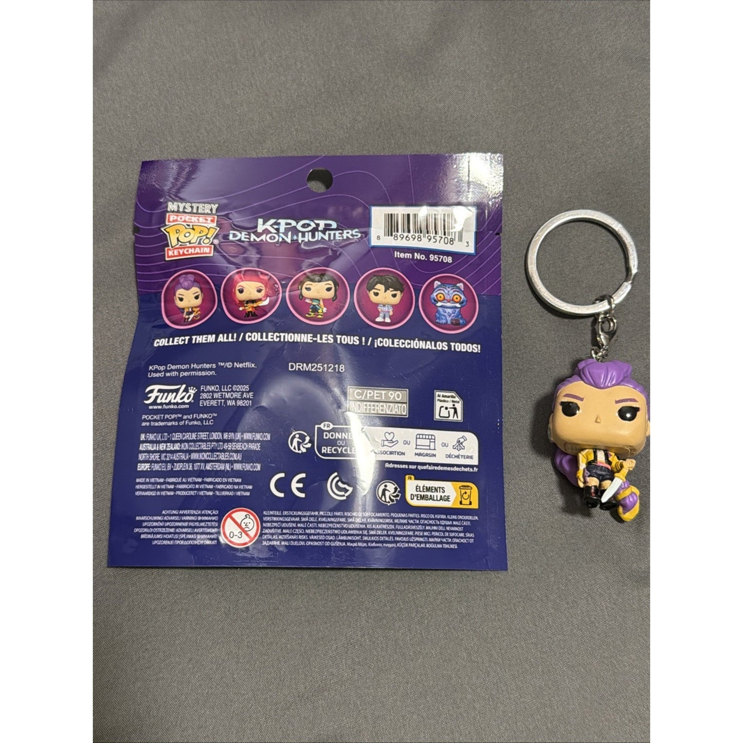 🔥Netflix K-Pop Demon Hunters Funko Pocket Pop! Mystery Keychain - Rumi BNWT🔥