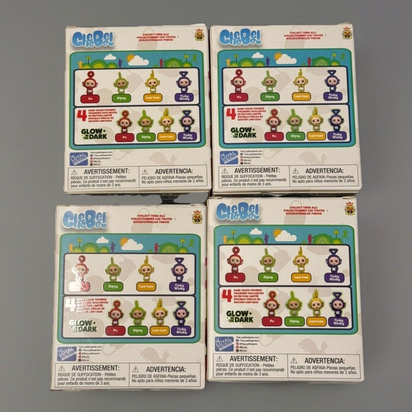 🔥Teletubbies 2.5" Collectible Mini-Figures Set of 4 Rare🔥