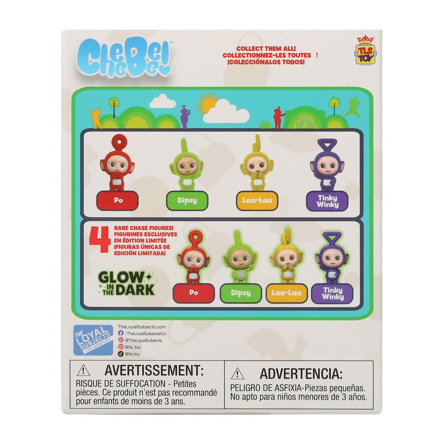 š„Teletubbies Cheebees Tinky Winky 2.5-Inch Collectible Figure BNWTš„