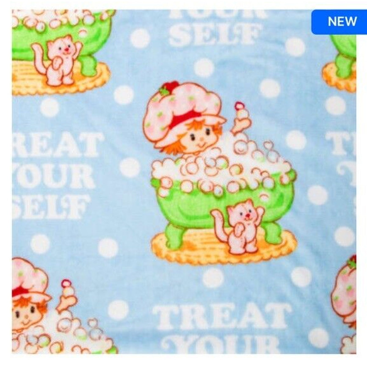 🔥Strawberry Shortcake 40 x 50 Inch Travel Throw Blanket BNWT🔥