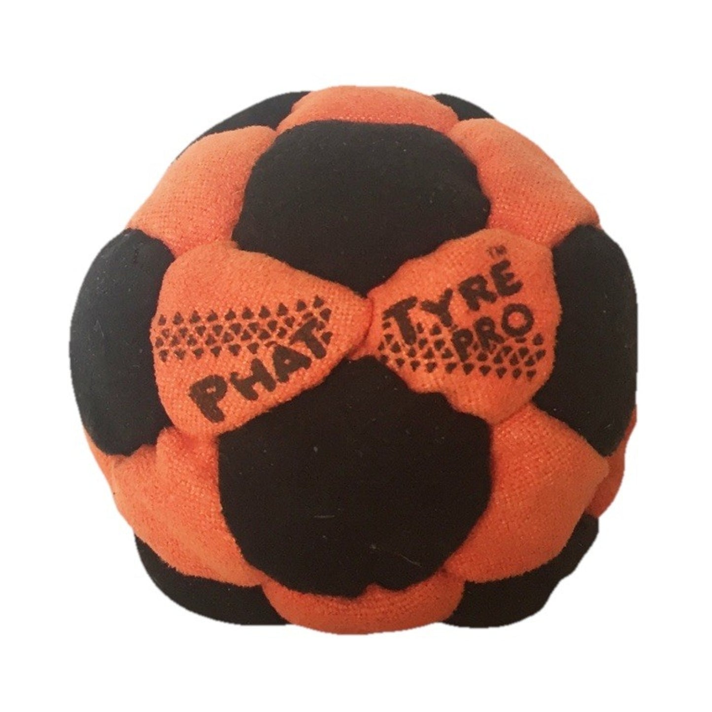 🔥World Footbag Phat Tyre Pro Footbag Hacky Sack BLACK/ORANGE BNWT🔥