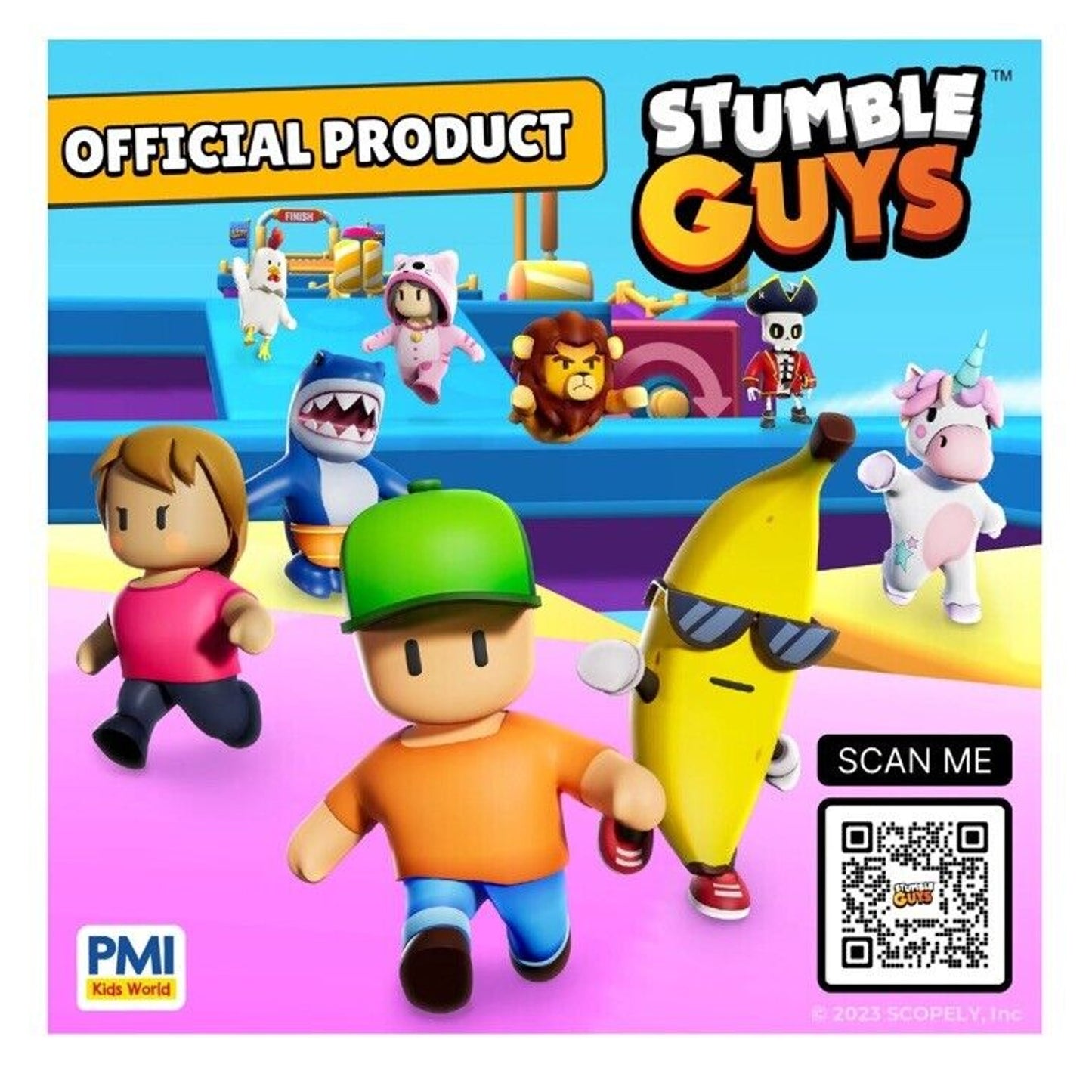 🔥Stumble Guys MR. STUMBLE 4.5” Action Figure In Window Box 2024 BNIB🔥