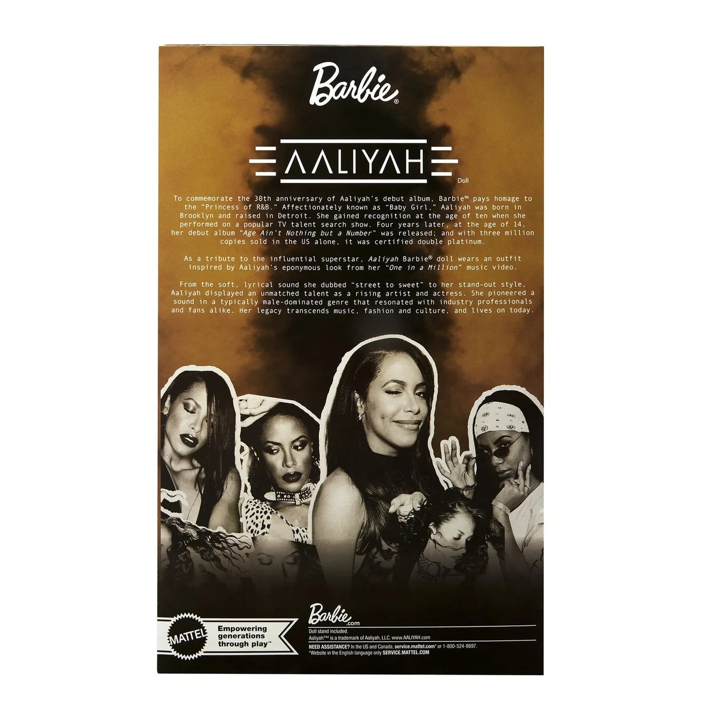 🔥Aaliyah Barbie Signature Music Series Collector Doll HRM80 BNWT🔥