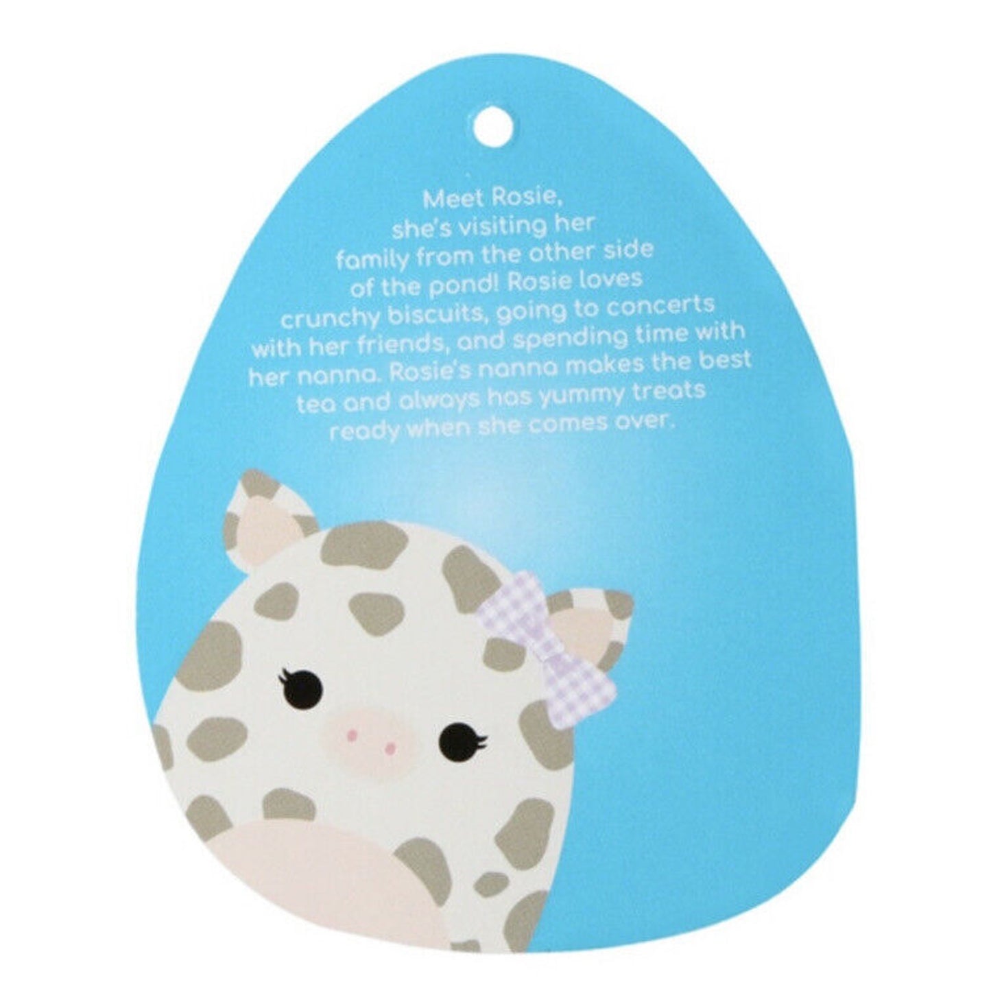 š„Squishmallow Rosie the Spotted Pig Easter 2022 4.5" Plush Kelly Toy BNWTš„