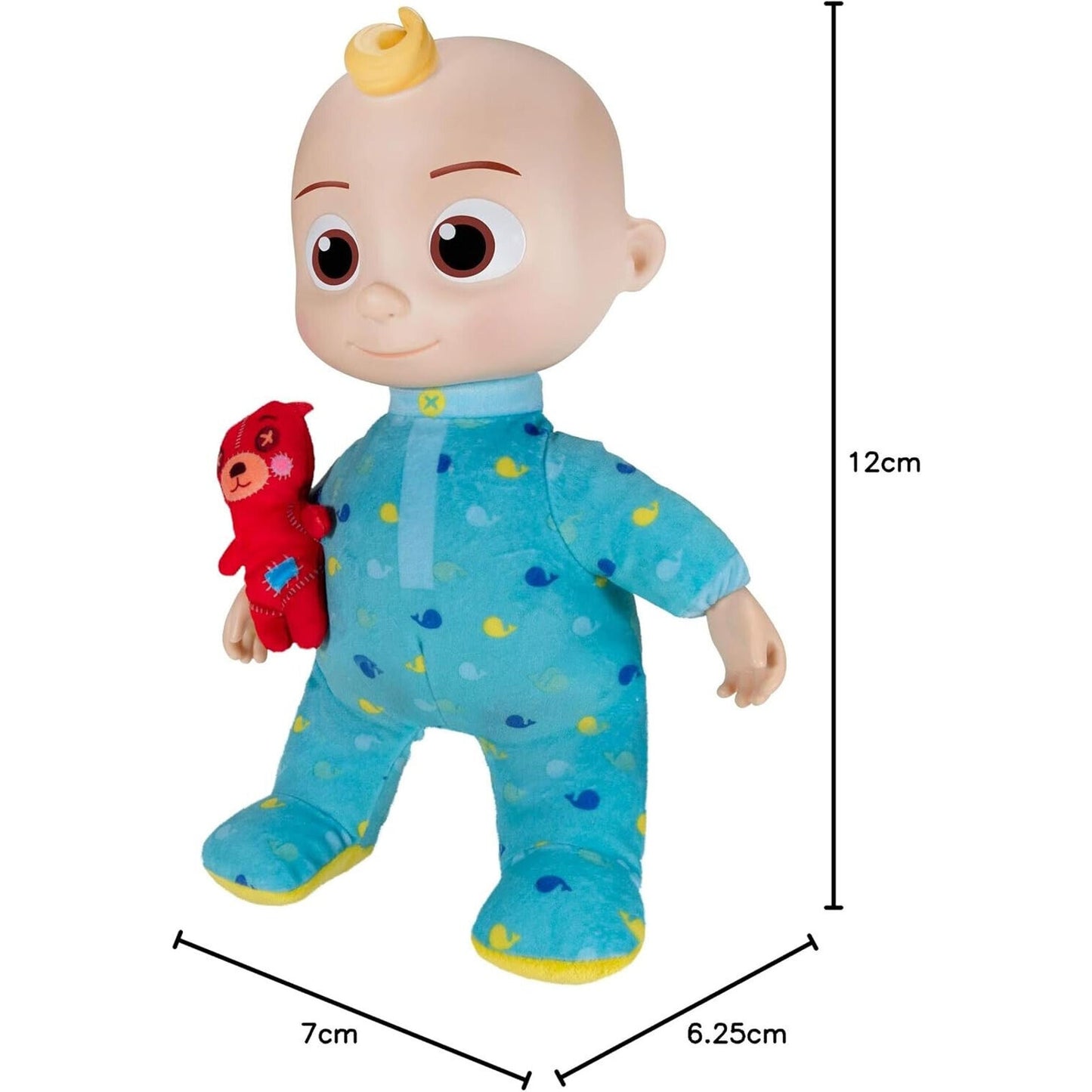 🔥CoComelon Musical JJ Plush Doll - Press Tummy To Sing Bedtime Song Clips NWT💥