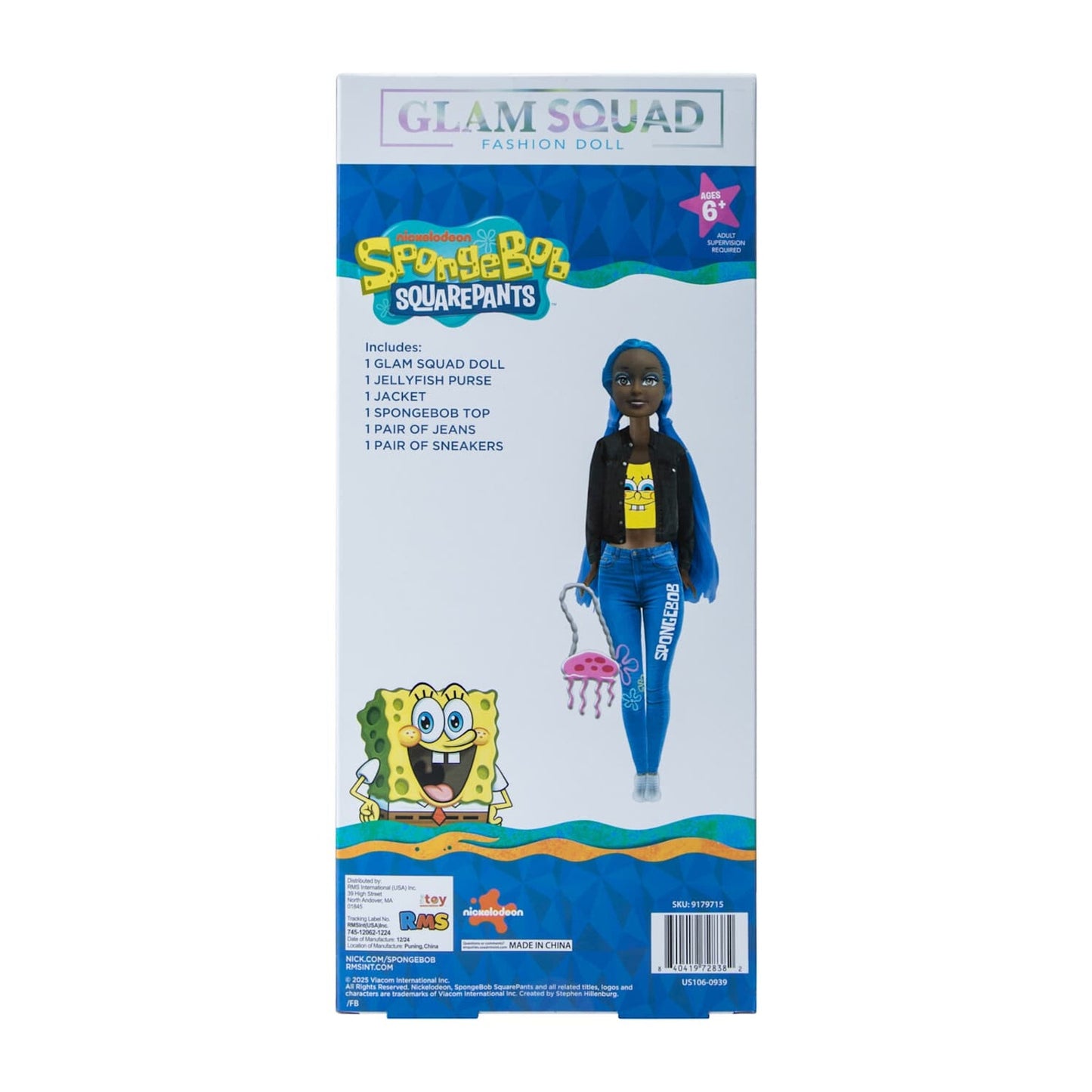 🔥Spongebob Squarepants Glam Squad with Jellyfish purse and Spongebob Clothes🔥