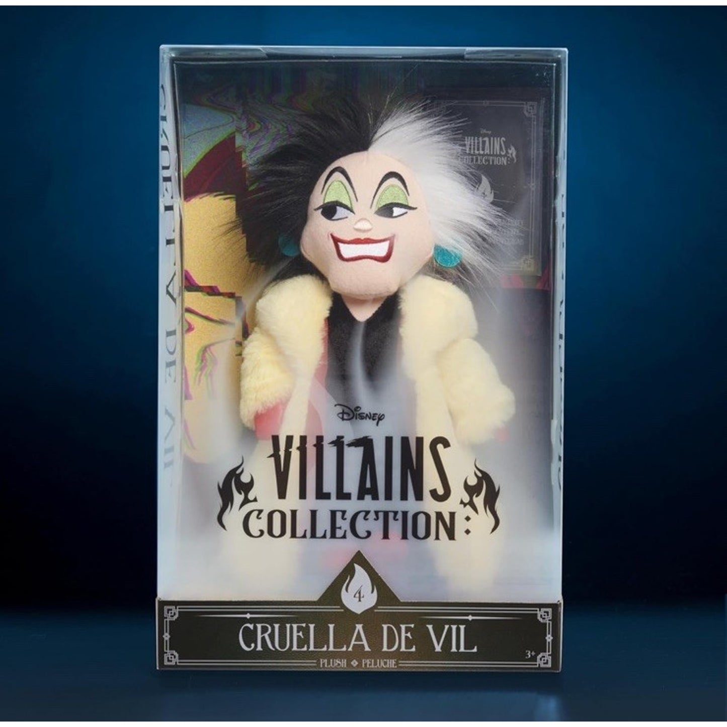 š„Disney Villains Collection Cruella De Vil 13ā Collectible Plush Doll BNWTš„