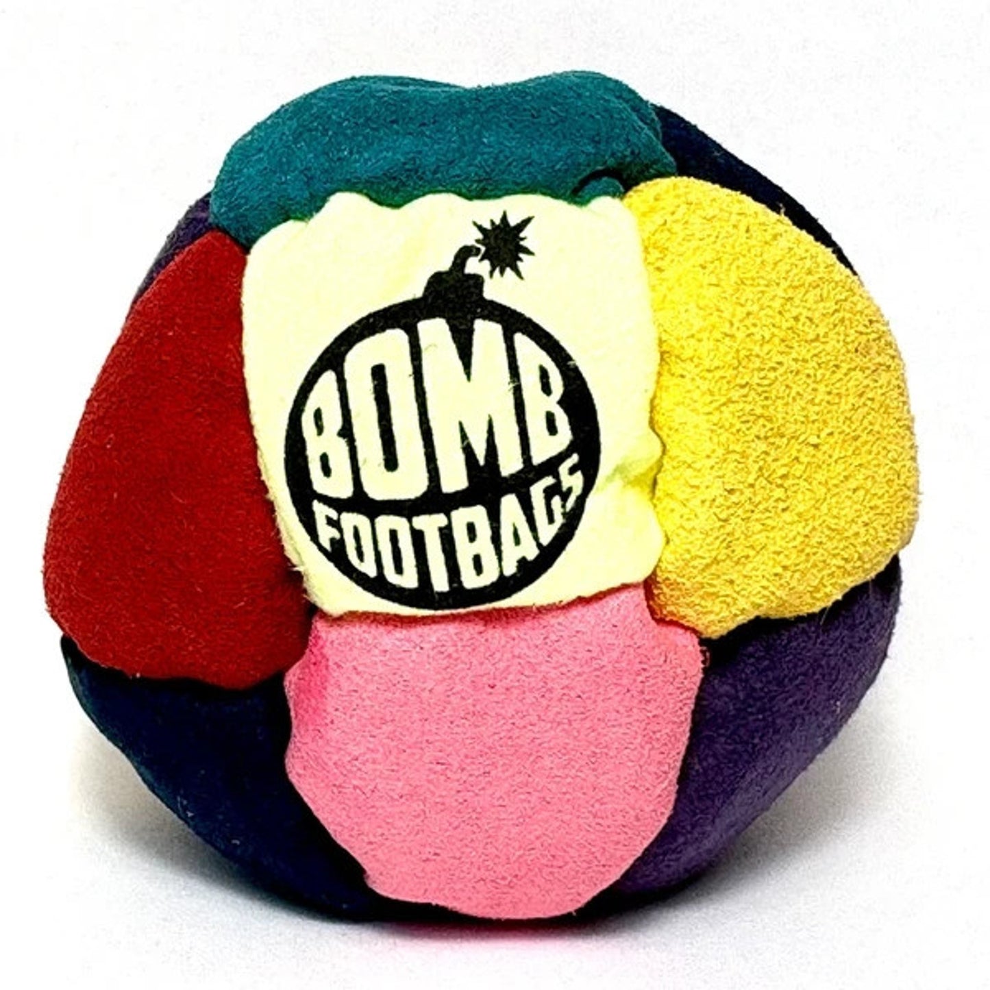🔥Bomb Footbags The Burly Buckshot Hacky Sack Footbag Color Party NWT🔥