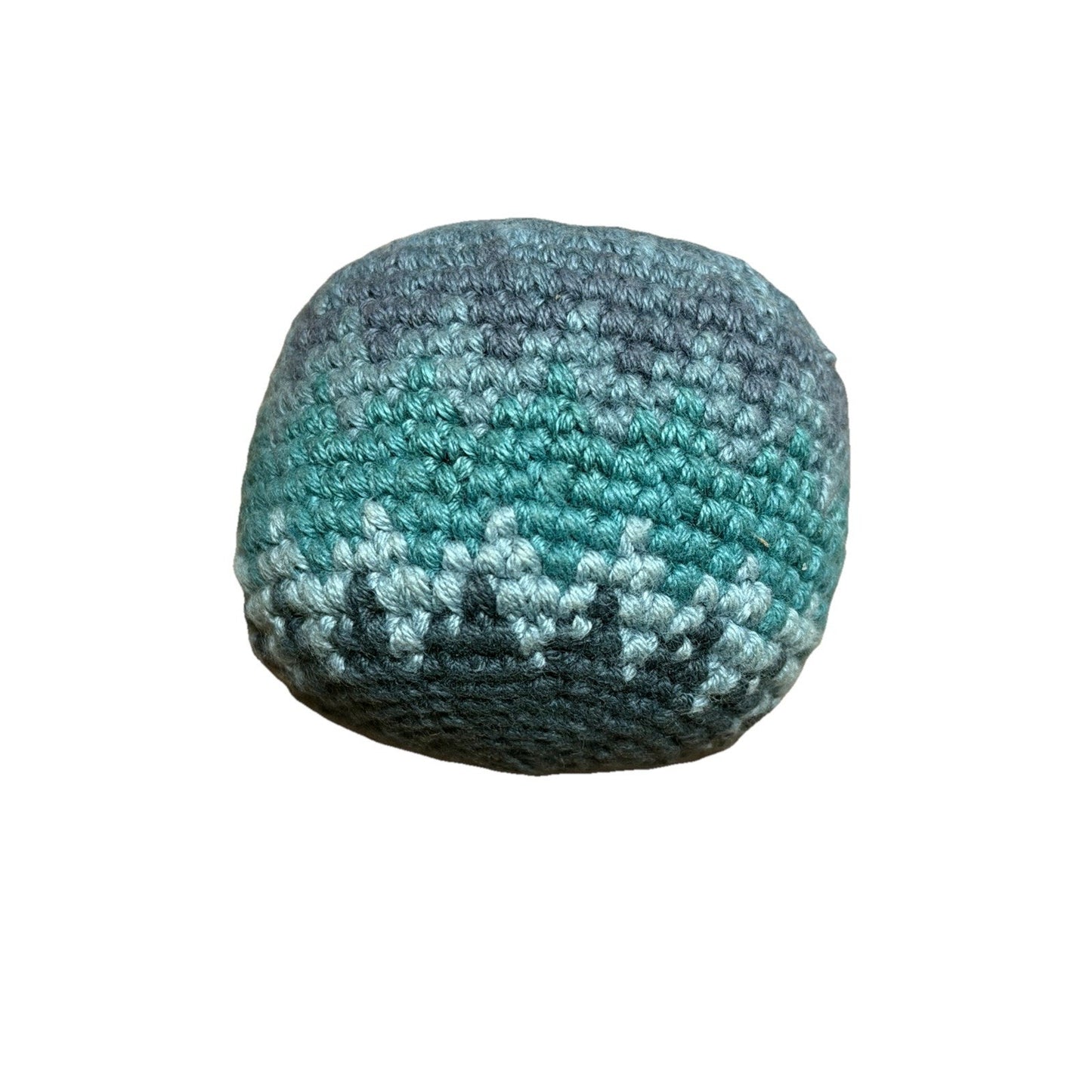 🔥World Footbag Boota Bag Crochet Hacky Gray/Teal BNWT🔥