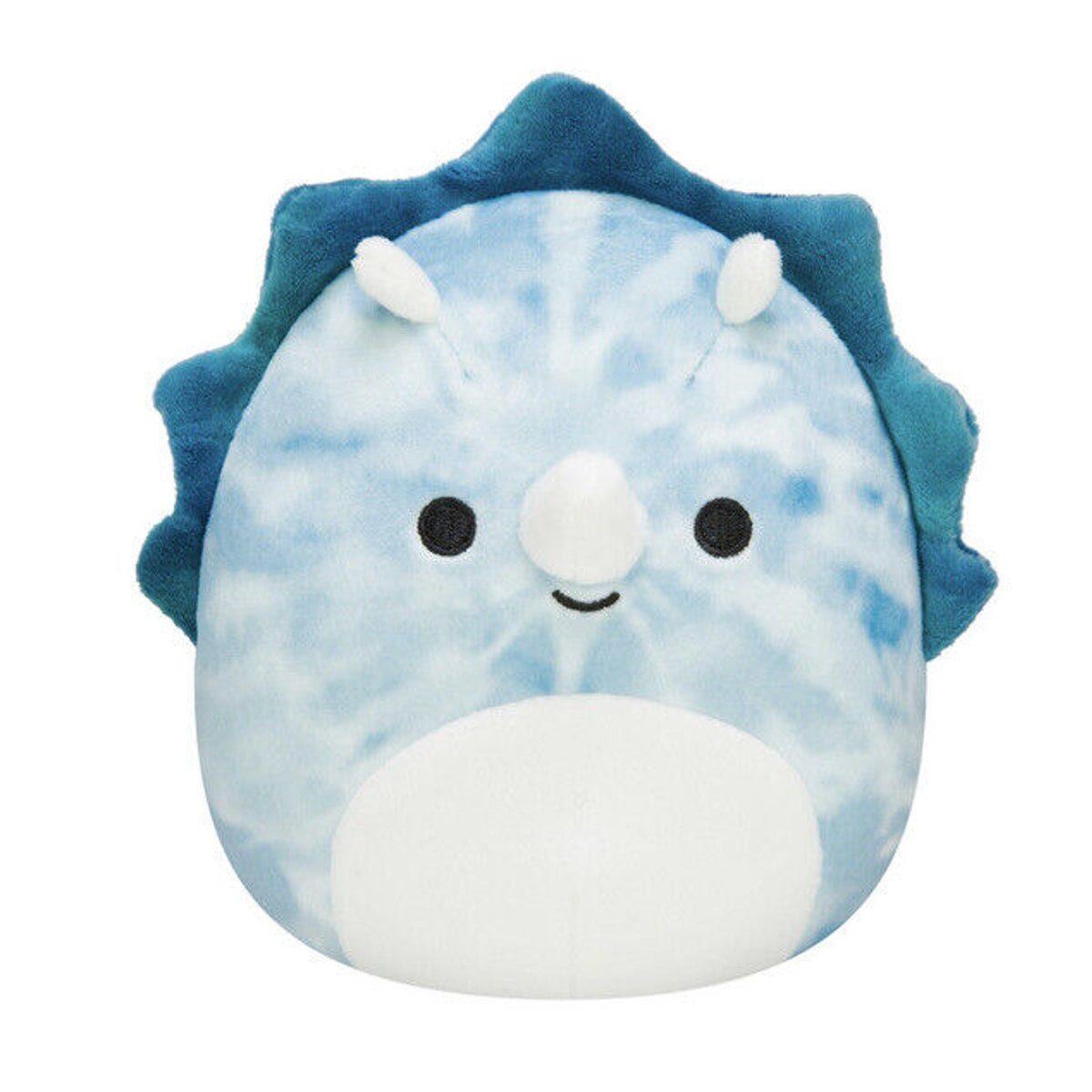 🔥Squishmallow 5" Jerome Triceratops Soft Blue Splash Print Dinosaur Plush BNWT
