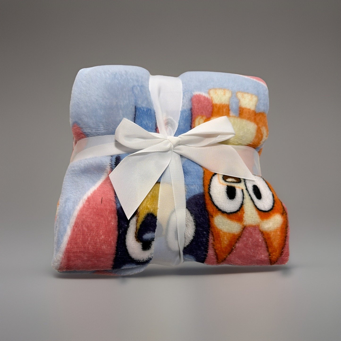 🔥Bluey & Bingo Valentine Plush Travel Throw Blanket Super Soft 40”X 50” BNWT🔥