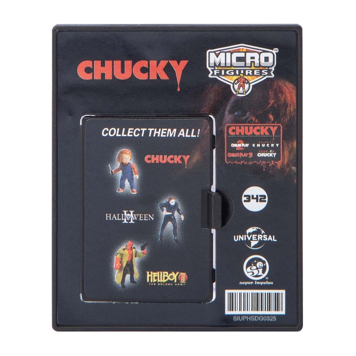 🔥World's Smallest Universal Horror Micro Figure Chucky - Child's Play BNWT🔥