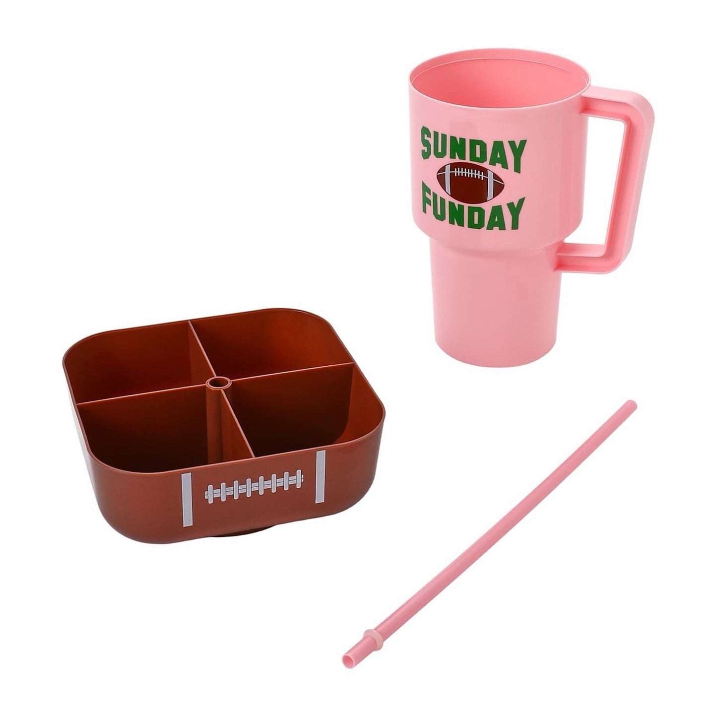 🔥Game Day Snack Tumbler Pink BNWT🔥