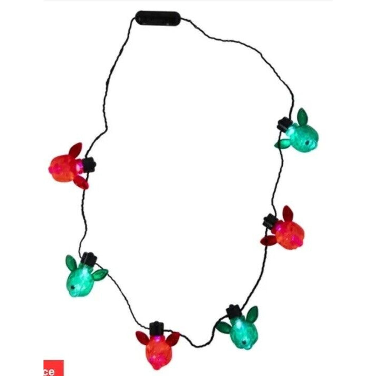 🔥Rudolph the Red-Nosed Reindeer Light Up Necklace Christmas Lights BNWT🔥