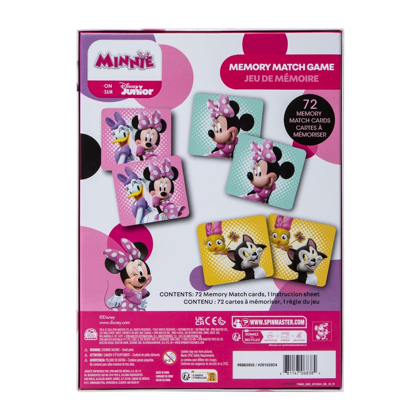 🔥Disney Junior Minni Memory Match Game BNWT🔥
