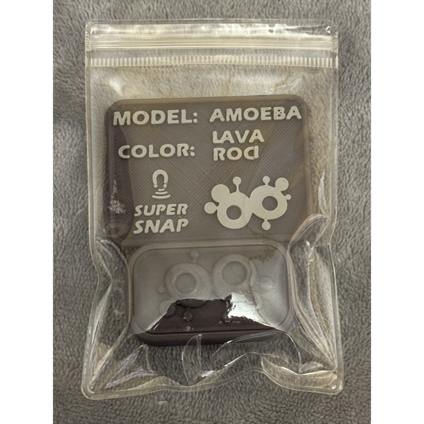 🔥Amoeba Slider Haptic Toy Lava Rock 3 Click Fidget Slider BNWT🔥