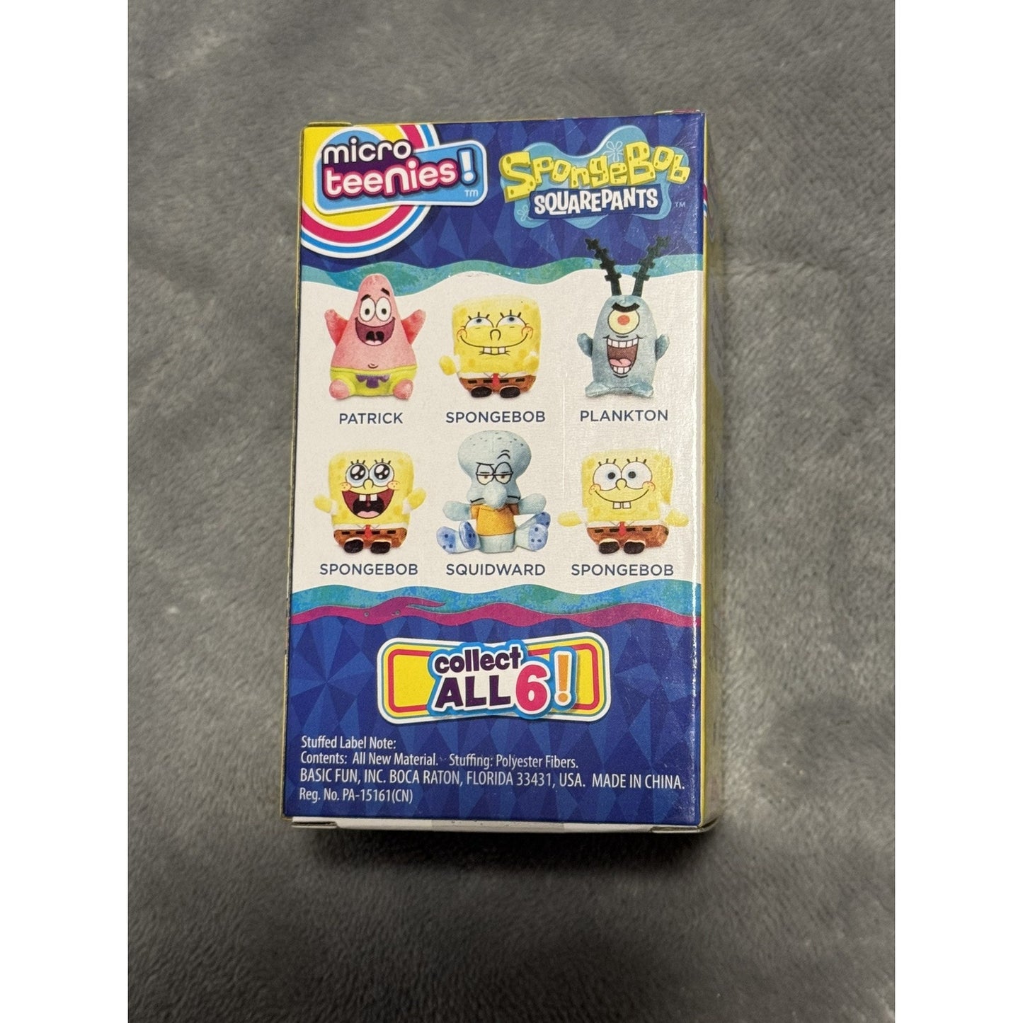 🔥SpongeBob Micro Teenies Plush Squidward BNWT🔥