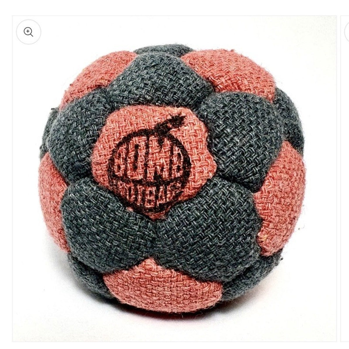 🔥Bomb Footbags The Hemp Bomb Hacky Sack Footbag Black/Red NWT🔥