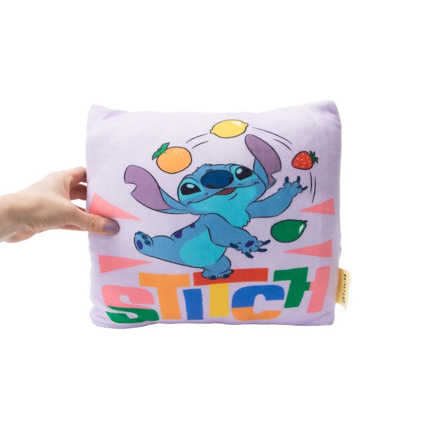 🔥Disney Stitch Travel Cloud Throw Pillow 13in BNWT🔥