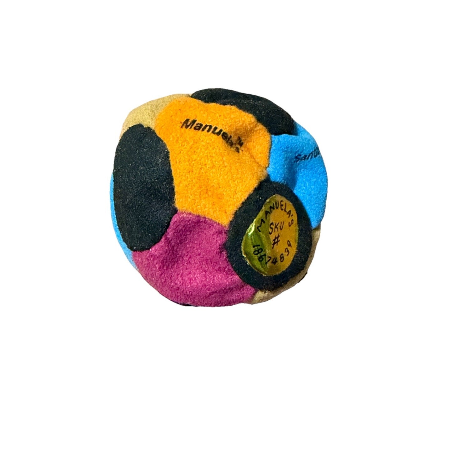 🔥Manuela’s Sandbag Footbag Hacky Sack TAN/ORANGE/PURPLE/BLUE/BLACK BNWT🔥