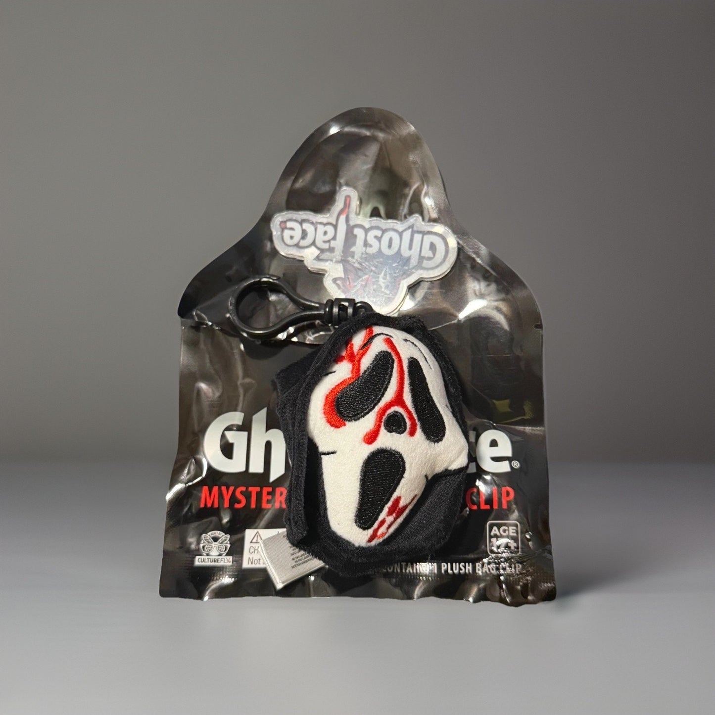 š„Culturefly Ghost face Mystery Plush Bag Clip BNWTš„