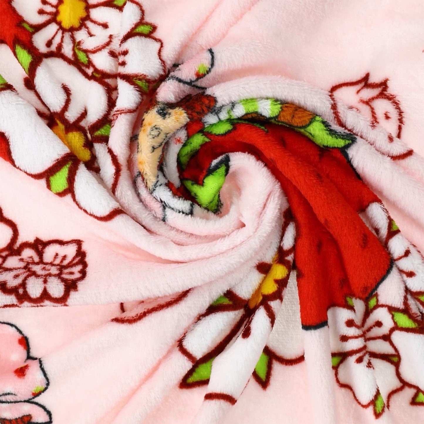 🔥Strawberry Shortcake 40 x 50 Inch Silk Touch Throw Travel Blanket BNWT🔥