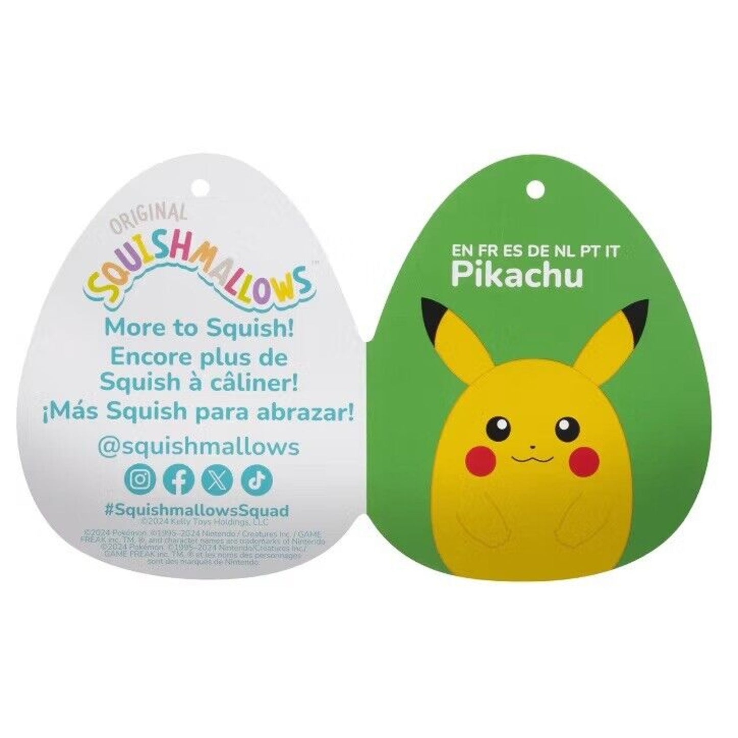 š„Squishmallows Pikachu Holiday 14" Plush BNWTš„