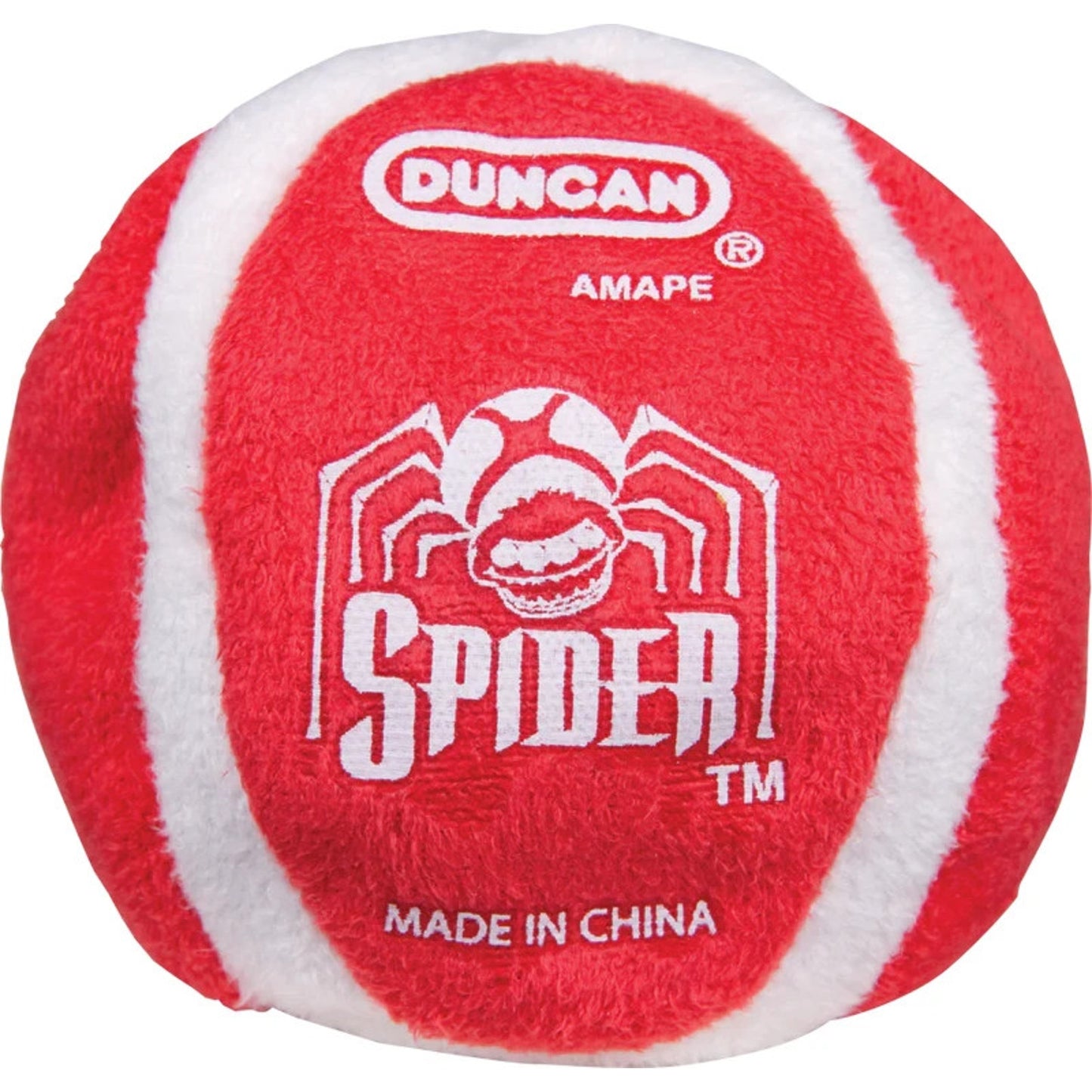 🔥Duncan Footbag Hacky Sack Spider 6-Panel Red/White BNWT🔥