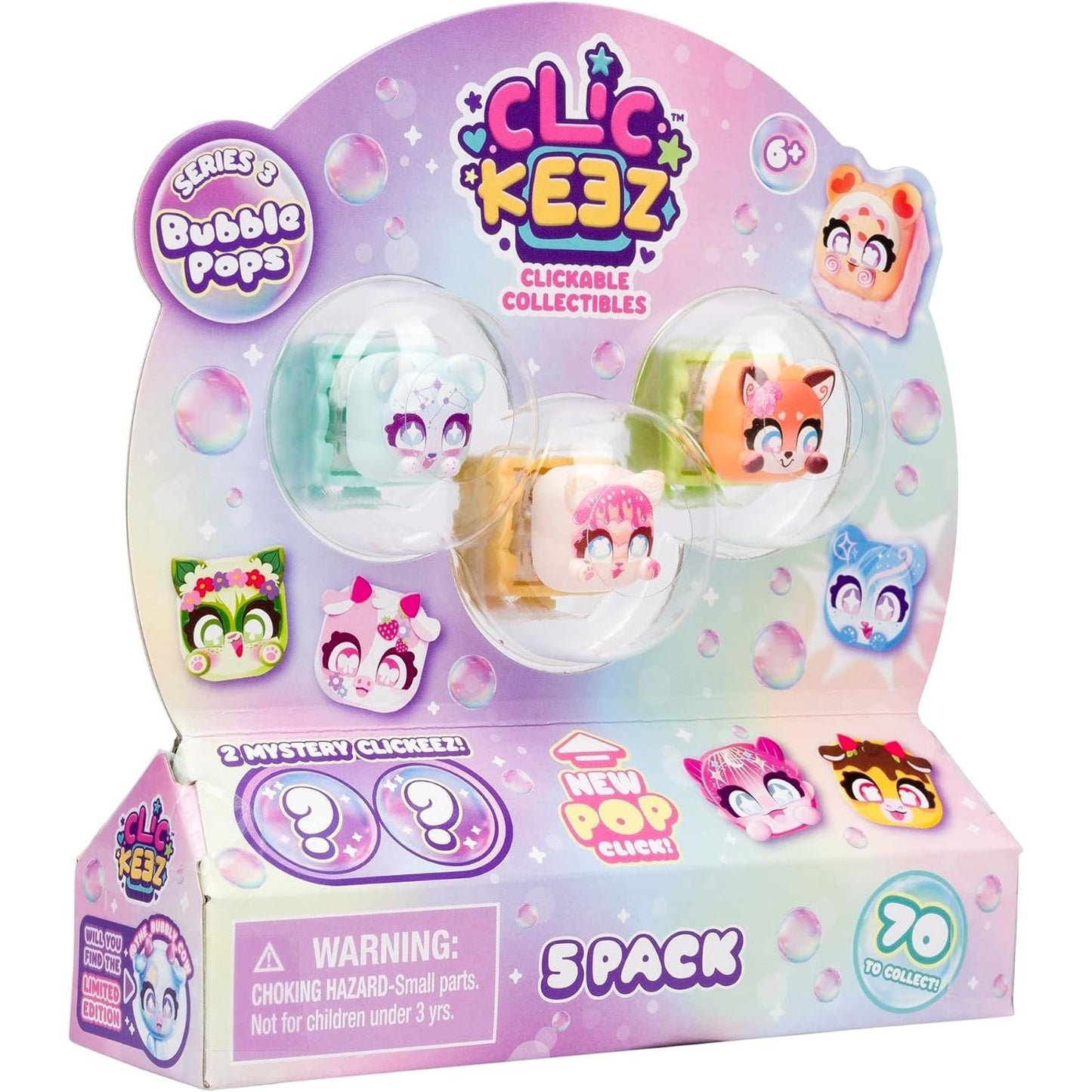 🔥Clickeez Series 3 5 Pack Keyboard Clicker Fidget BNWT🔥