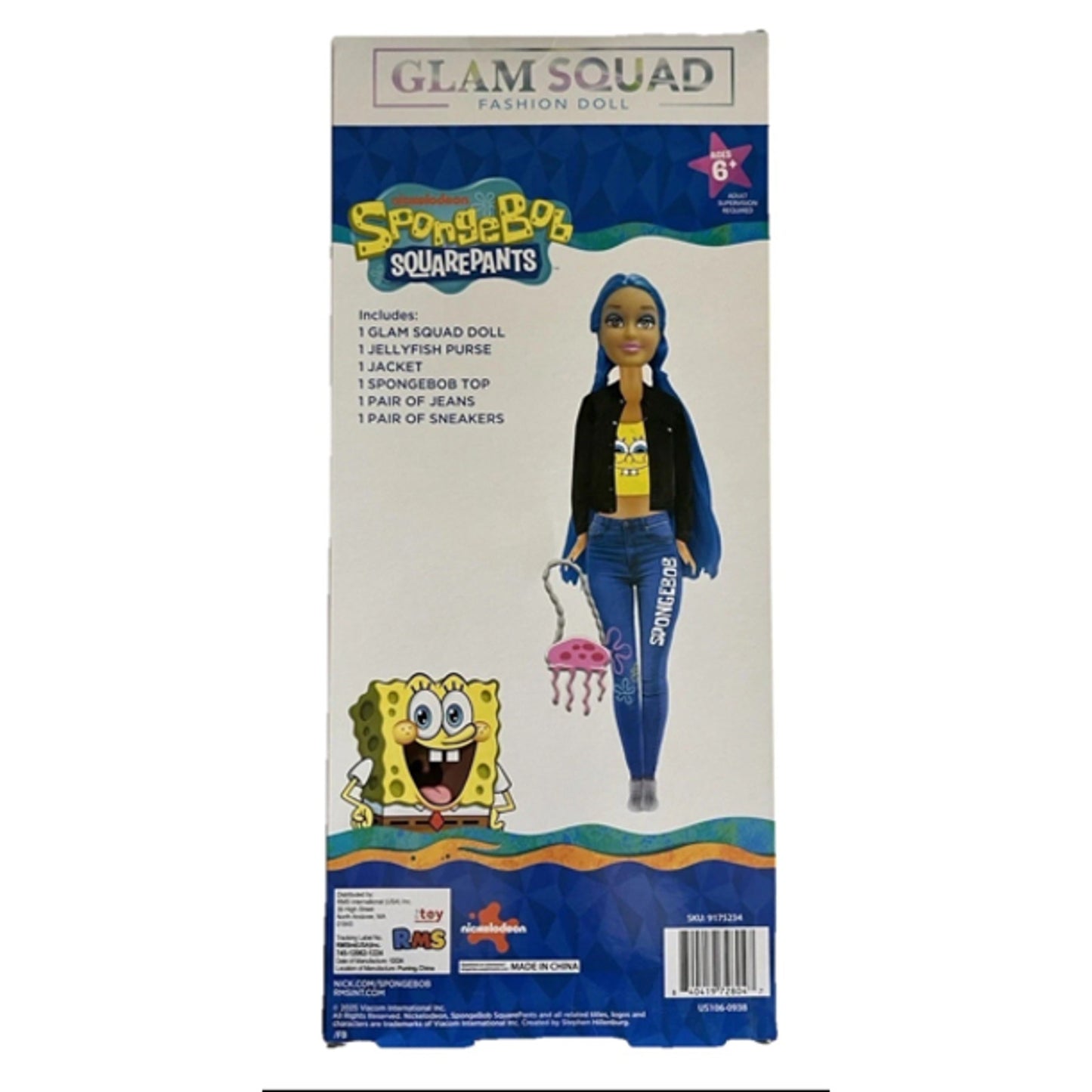 🔥Spongebob Squarepants Glam Squad with Jellyfish purse and Spongebob Clothes🔥