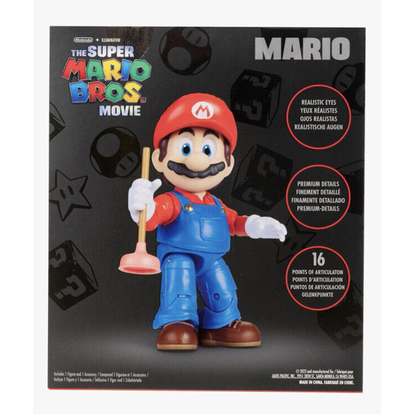 🔥Super Mario Bros Movie - Mario - 5" Figure Jakks Pacific (2023) BNIB🔥