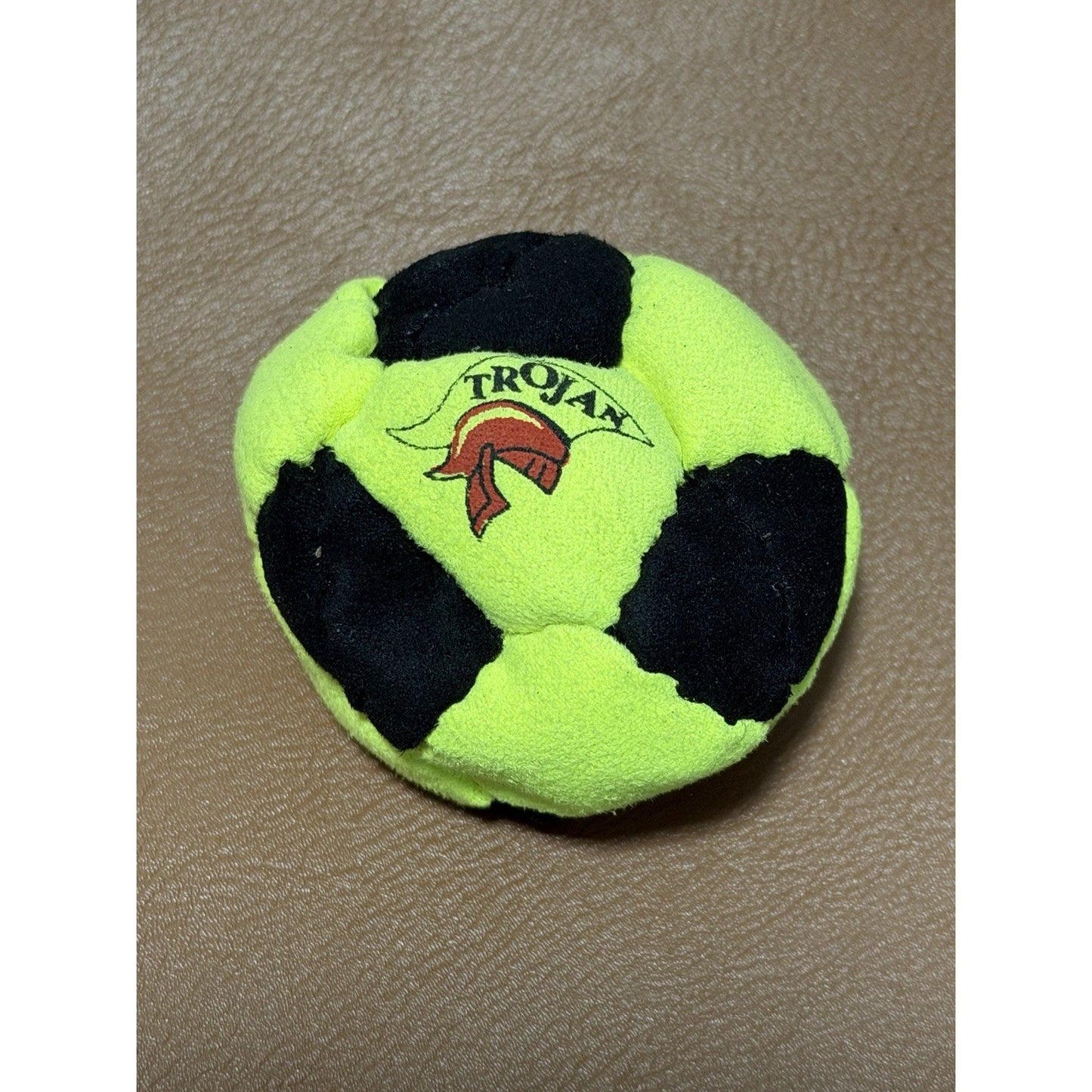 🔥World Footbag Trojan Hacky Sack Neon/Black BNWT🔥