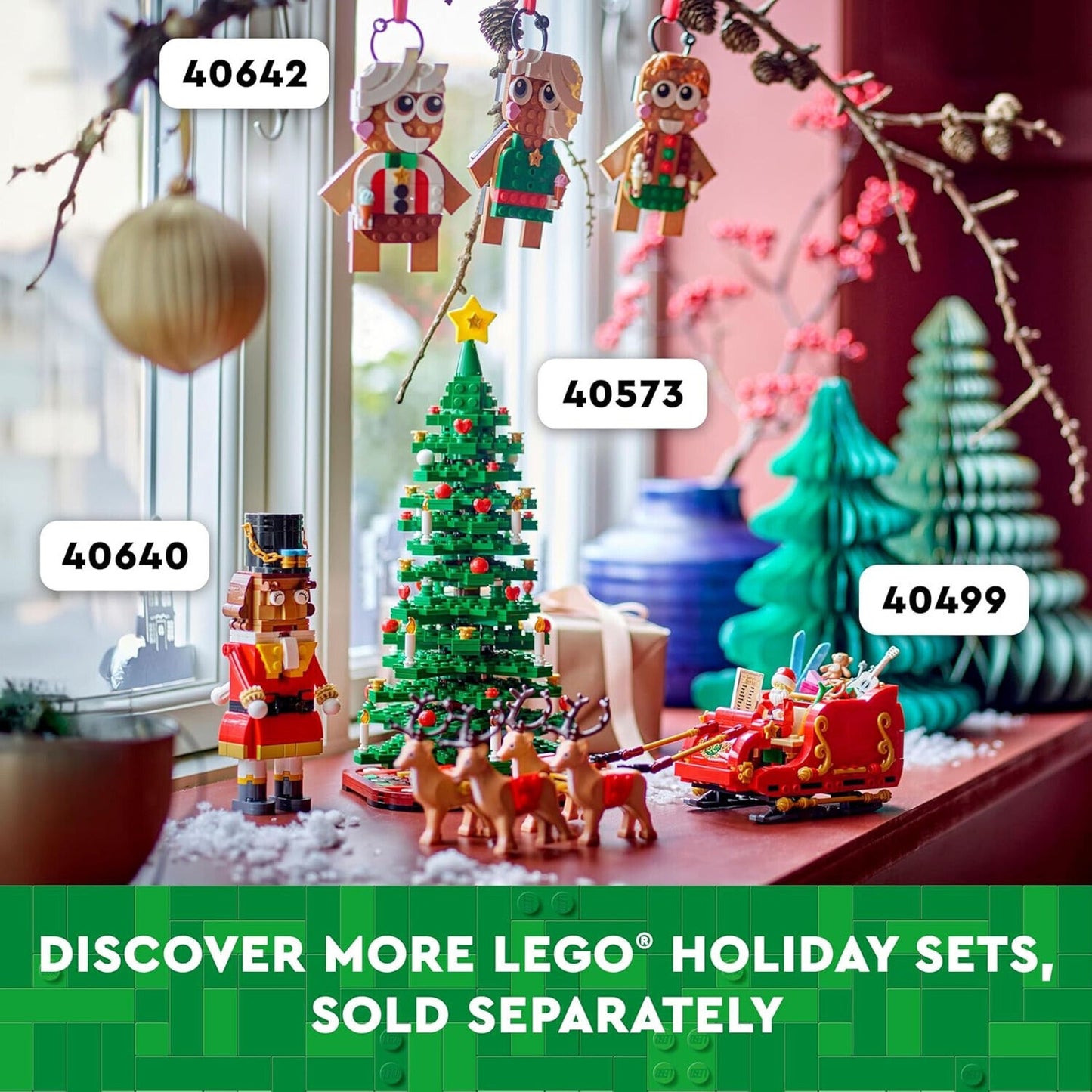 🔥Nutcracker Christmas Decor - Building Toys (40640) BNIB💥