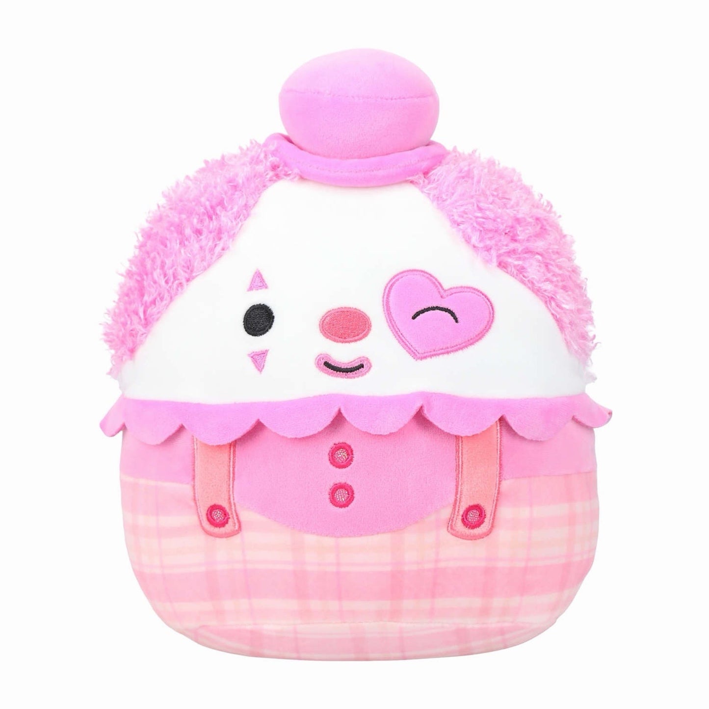 š„Squishmallows 8ā Cupid the Valentine's Day Clown Plush KellyToy BNWTš„
