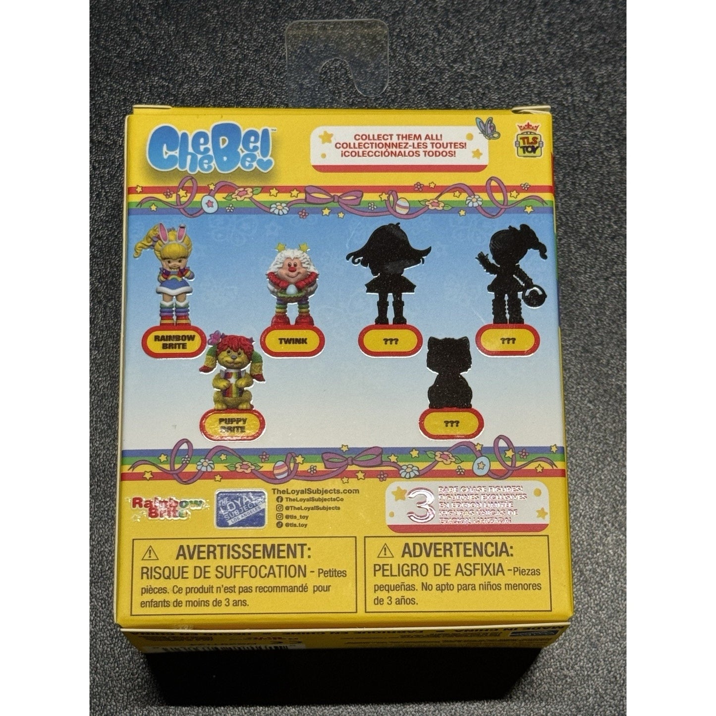 🔥Rainbow Brite Bunny Ears Spring Easter Cheebee Rare Mini Vinyl Fig TLS🔥