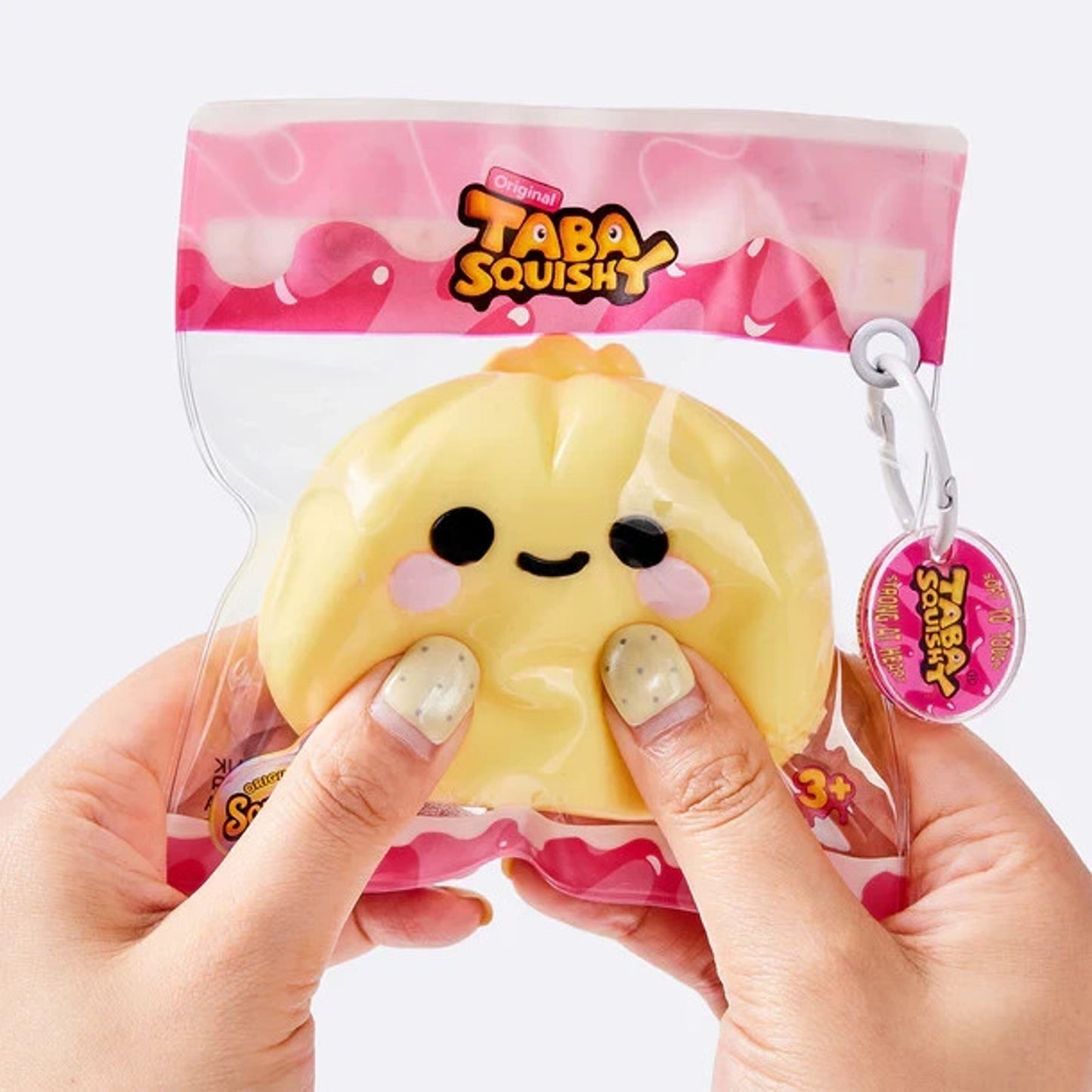 🔥Tabasquishy Pale Yellow Dumpling Squishy Squeeze Toy BNWT🔥